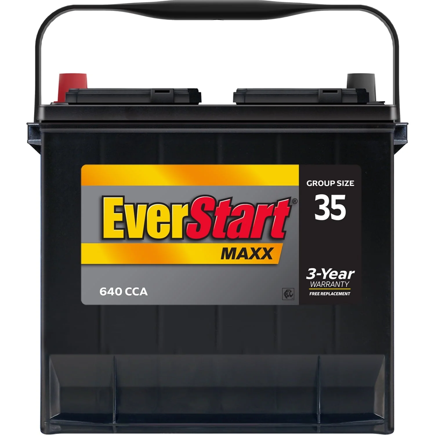 Maxx Lead Acid Automotive Battery, Group Size 35 12 Volt, 640 CCA - Image 3