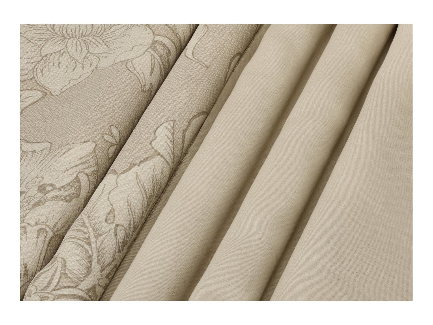 LIVARNO Parure de lit double face en satin, 240 x 220 cm
