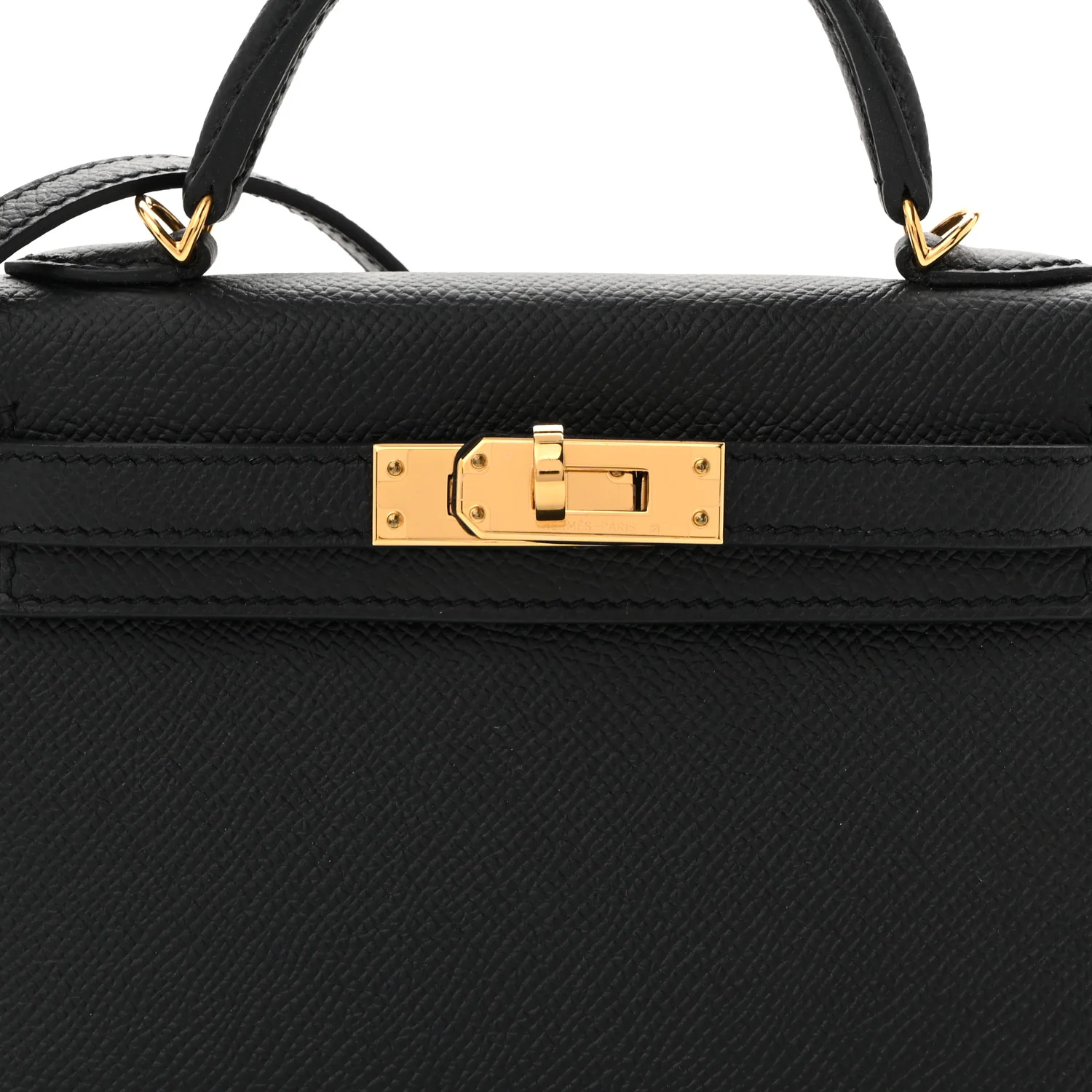 Epsom Mini Kelly Sellier 20 Black