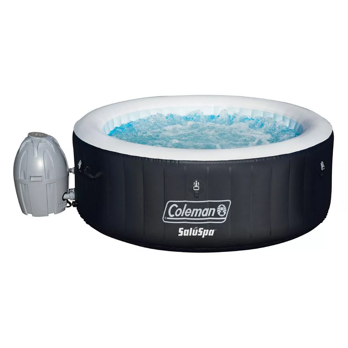 Spa gonflable Coleman SaluSpa pour 4 personnes avec 60 jets d'air et sièges réglables