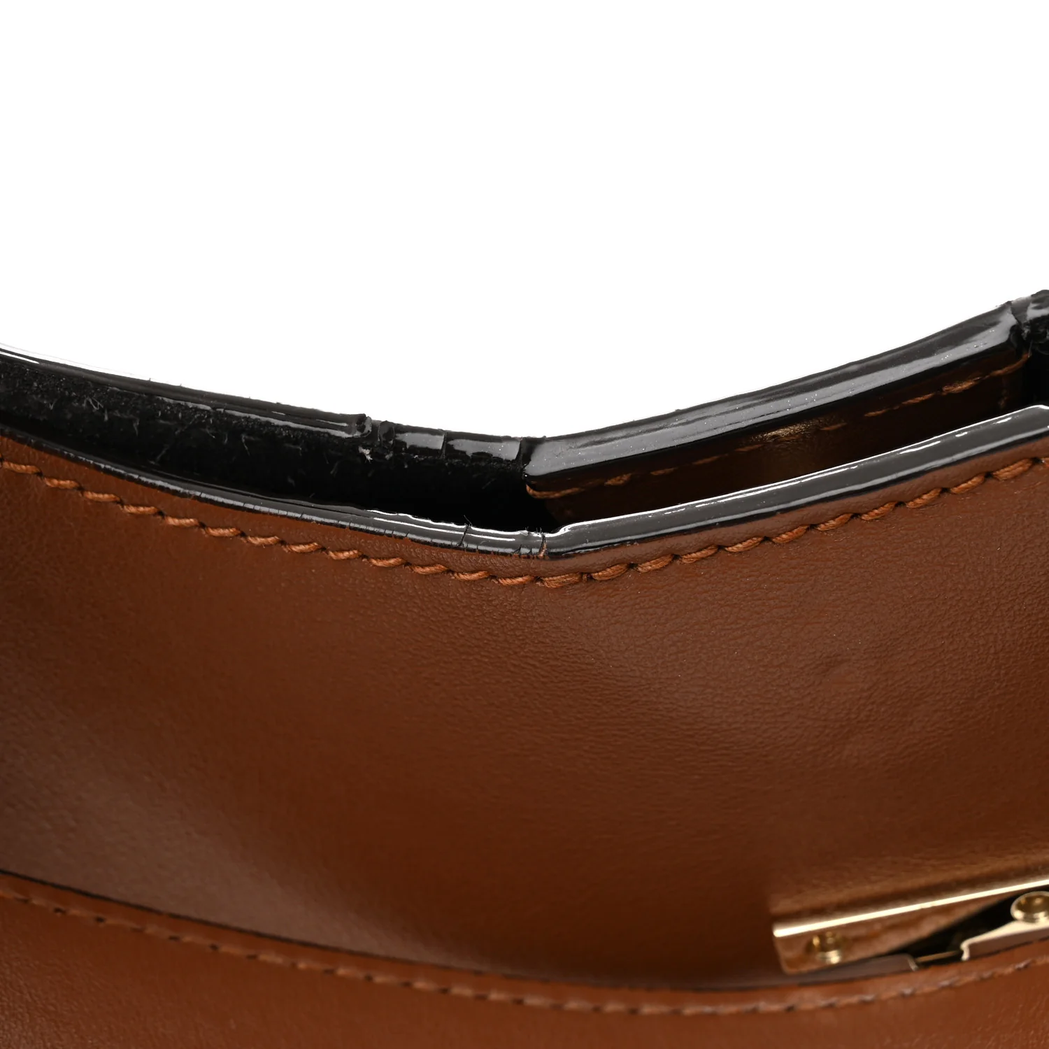 Calfskin Varenne Small Hobo Dark Tan
