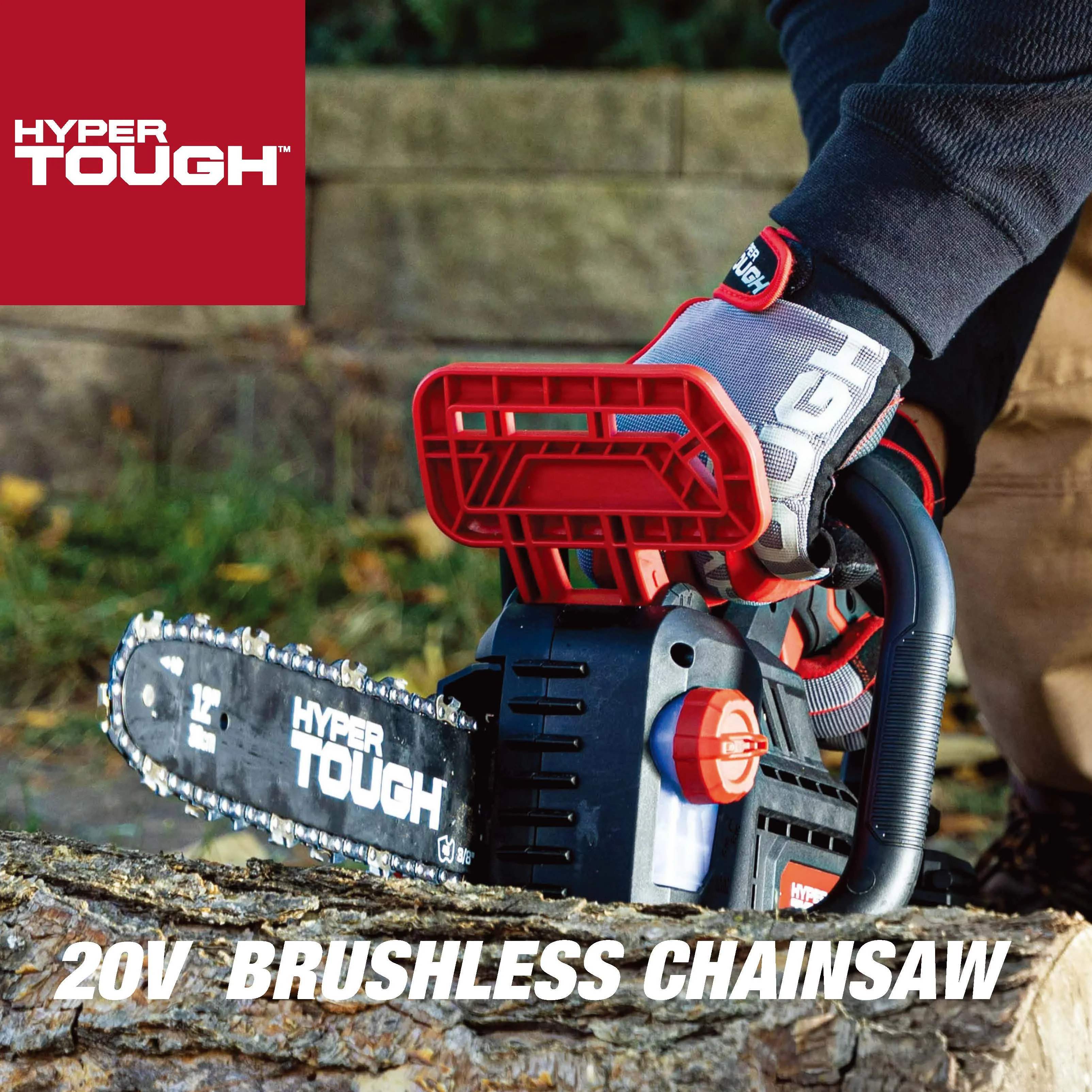 20V 4.0Ah Battery Powered 12in Brushless Chainsaw, HT22-401-03-03 - Image 5