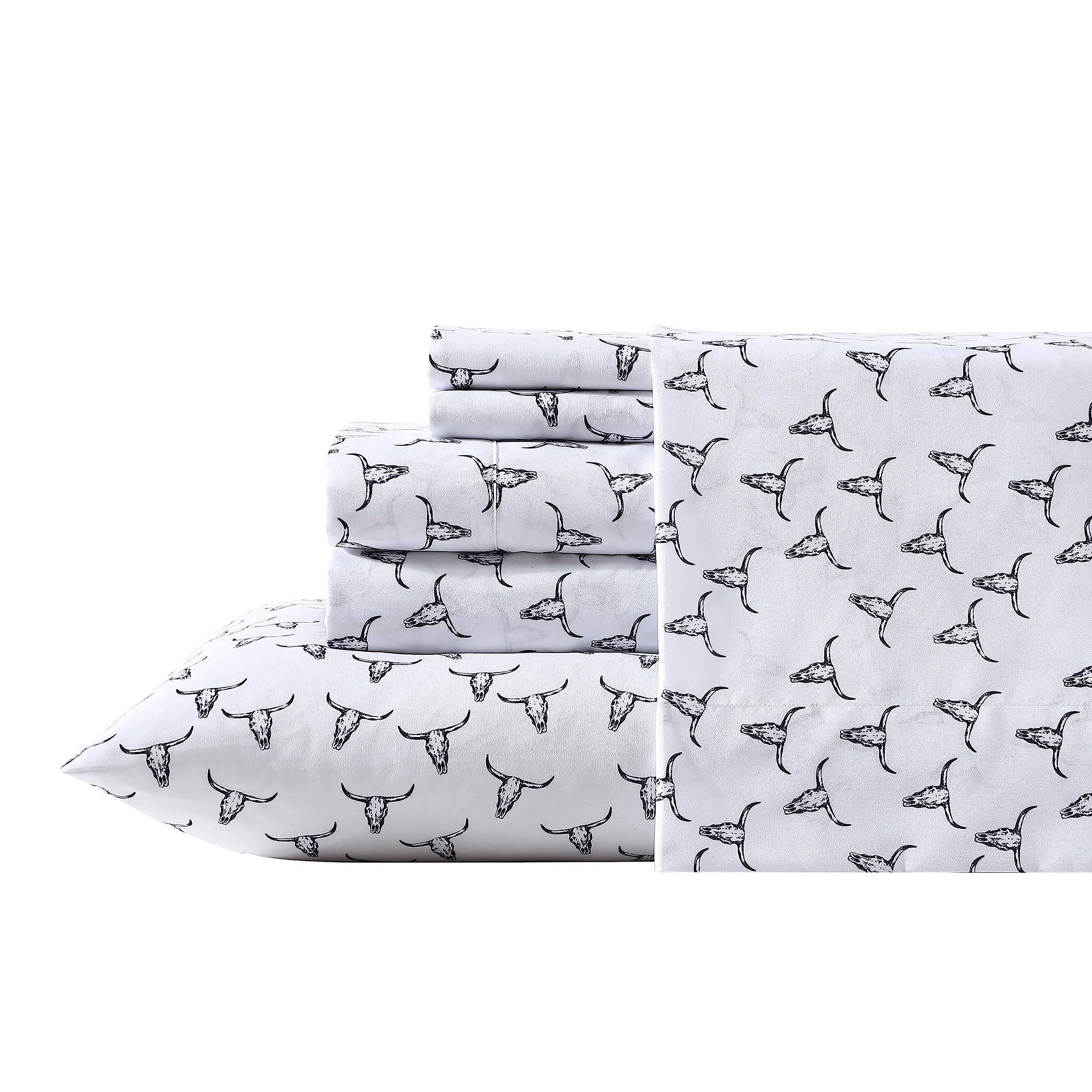 Wrangler Southwestern Sheet Set, Black, Queen Set