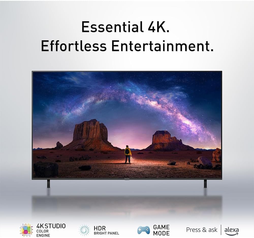 Panasonic TV-65W70BP W70 Series 65 inch LED 4K Ultra HD Smart Fire TV Bundle with 2X 6FT Universal 4K HDMI Cable  Theater Essentials and CPS Exclusive 26 Month Protection Pack (BEACH-CPS-26M1000ATV)