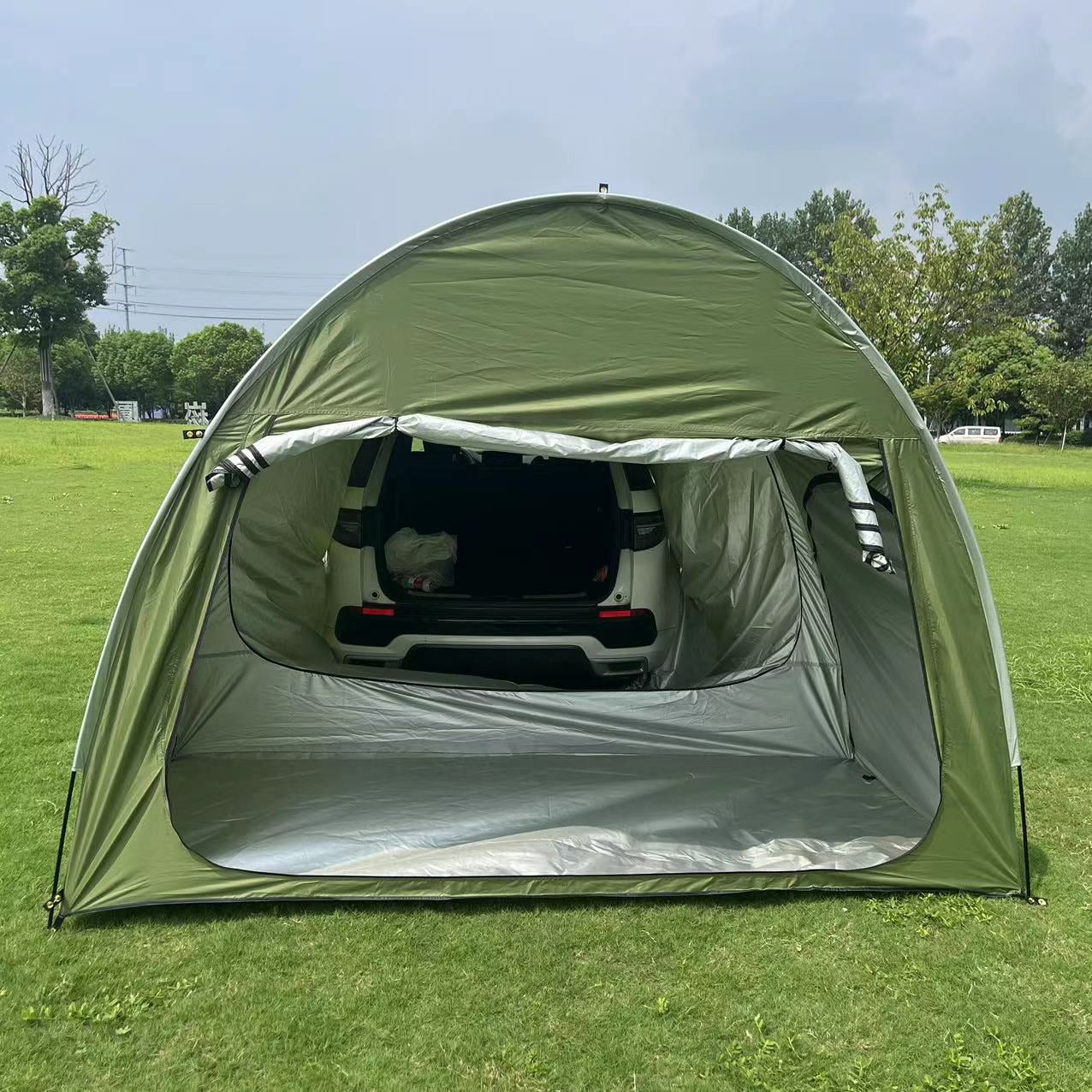 Outdoor Portable Arch Car Rear Camping Tent Self - Driving Sunshade Tent for SUV/Sedan