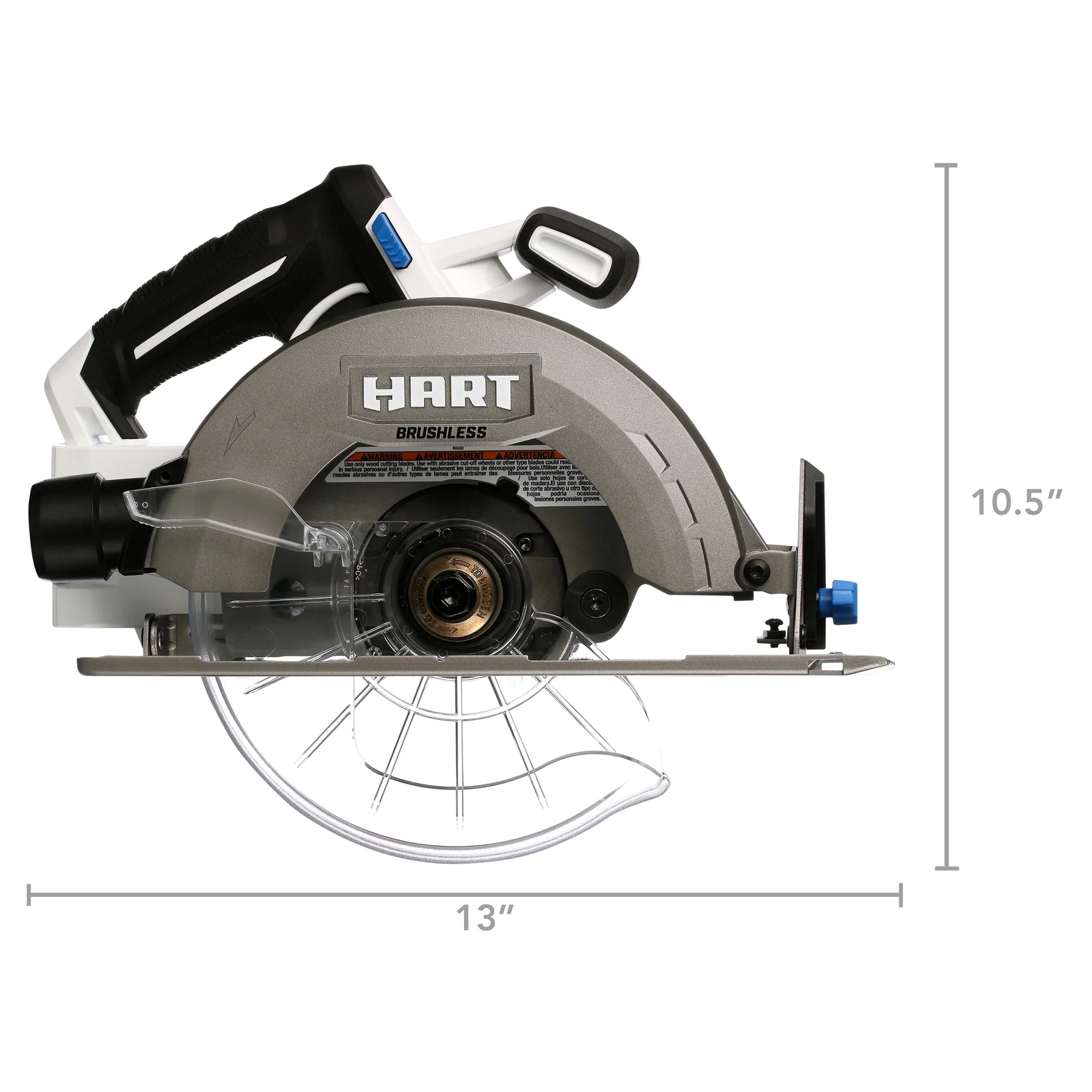 HART 20-Volt 7-1/4-inch Brushless Circular Saw (Battery Not Included)