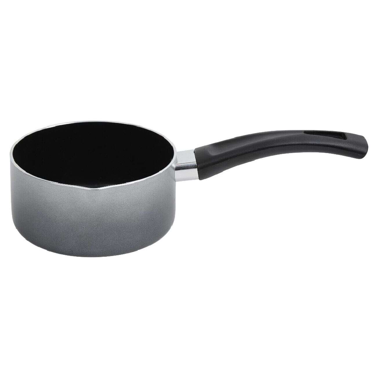 Casserole aluminium anti adhérente grise Ø 14