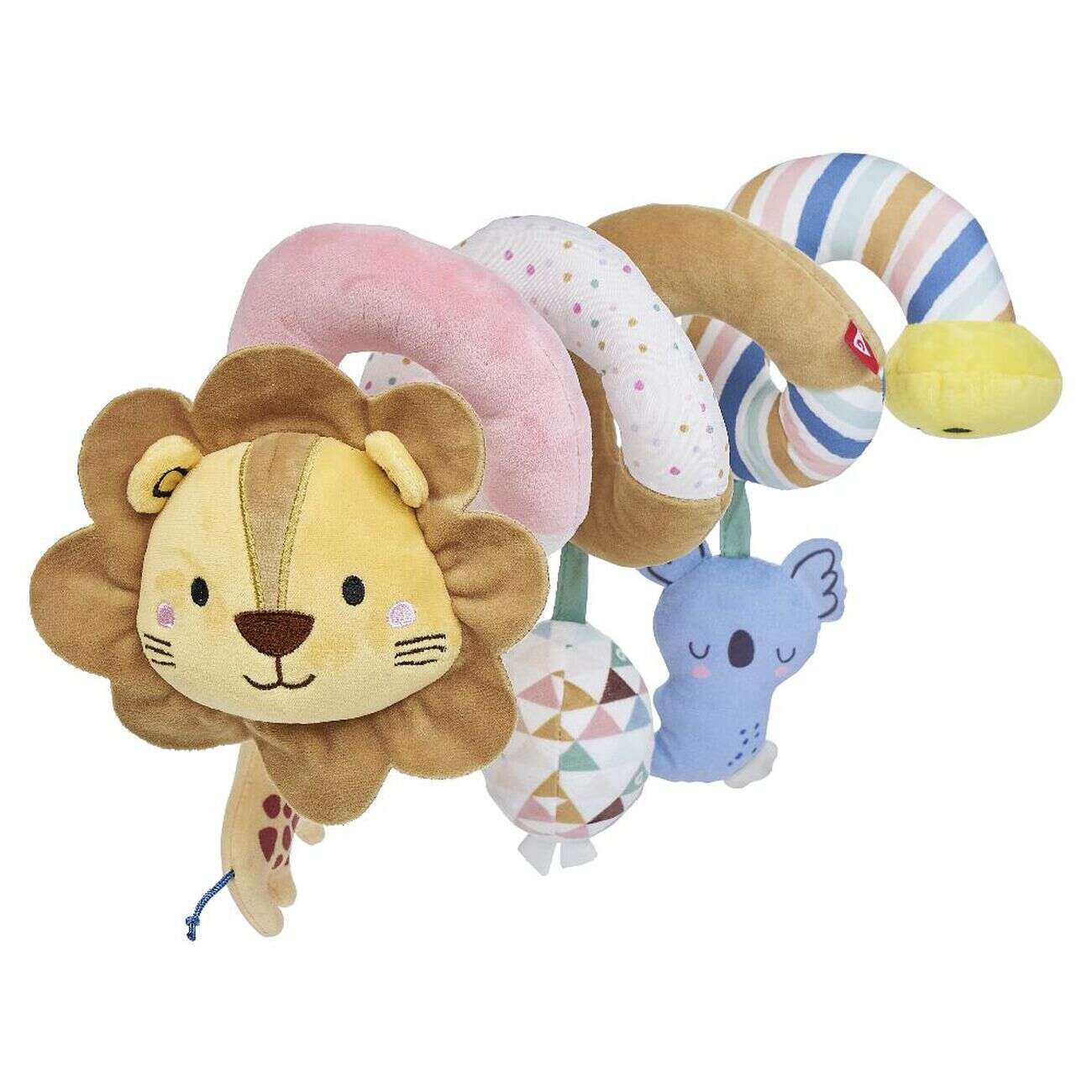 Spirale d'activité pour bébé avec papier bruissant