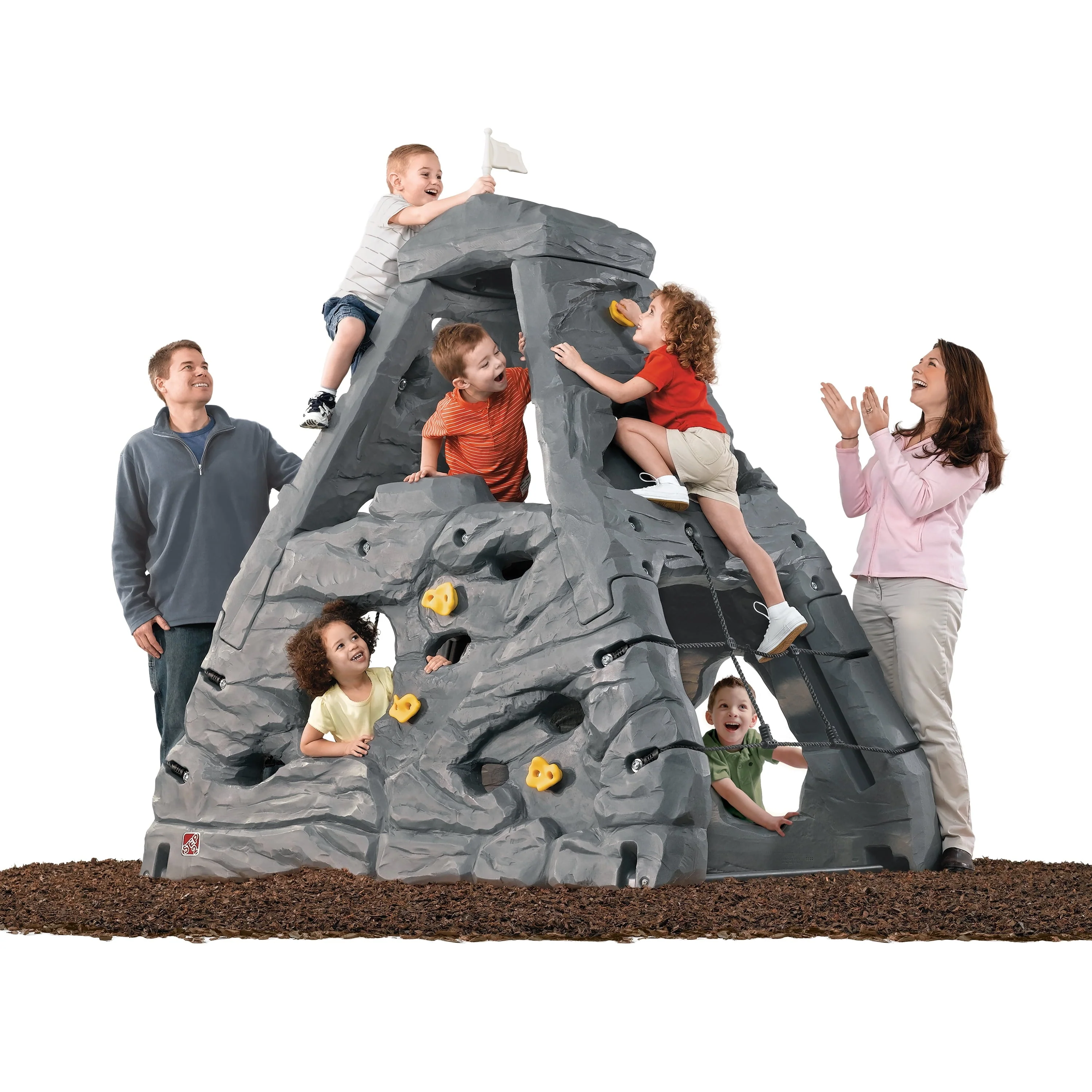 Step2 Skyward Summit Rock Climbing Wall, Grey Image 2