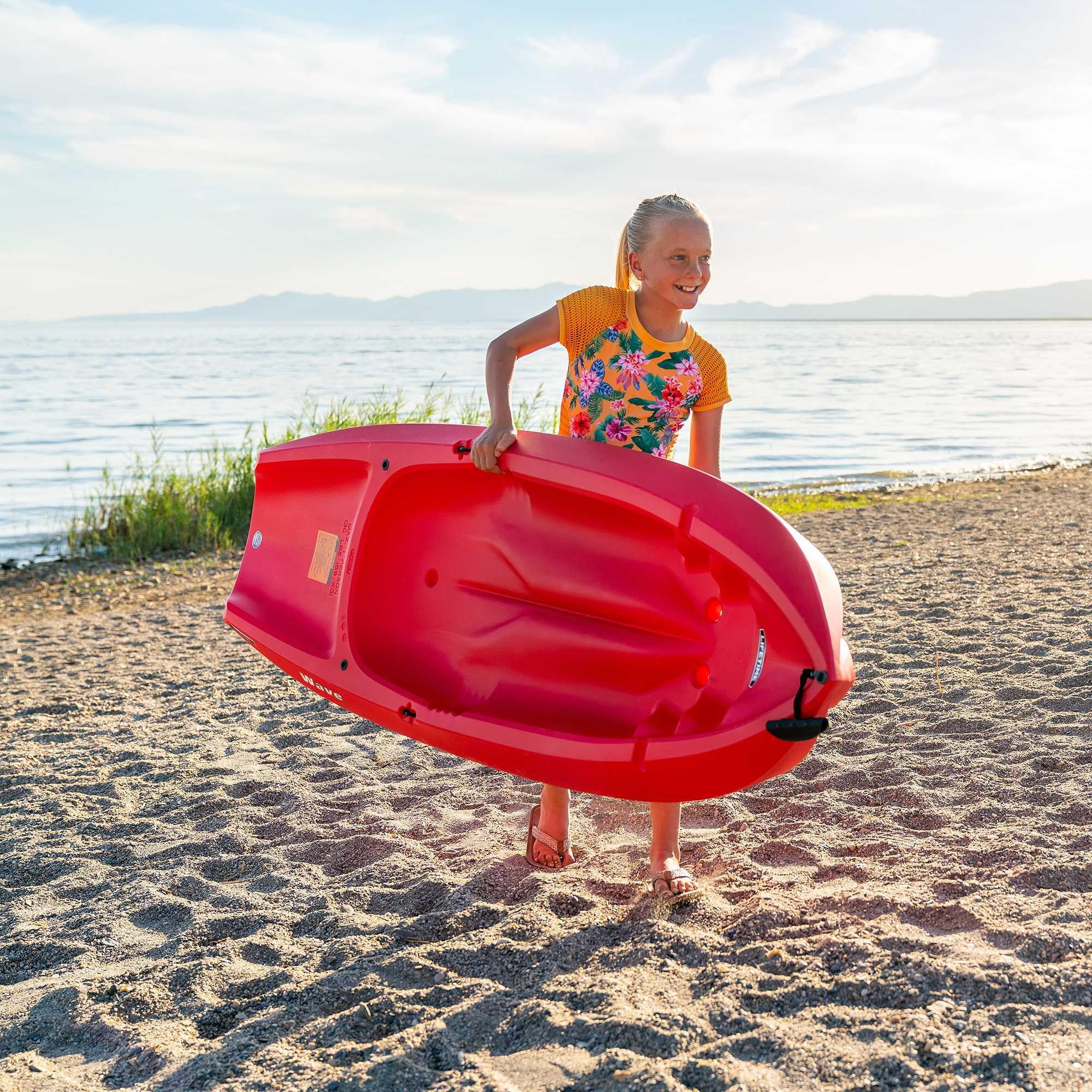 Lifetime Wave 6 Ft Youth Kayak, Fire Red (91401)