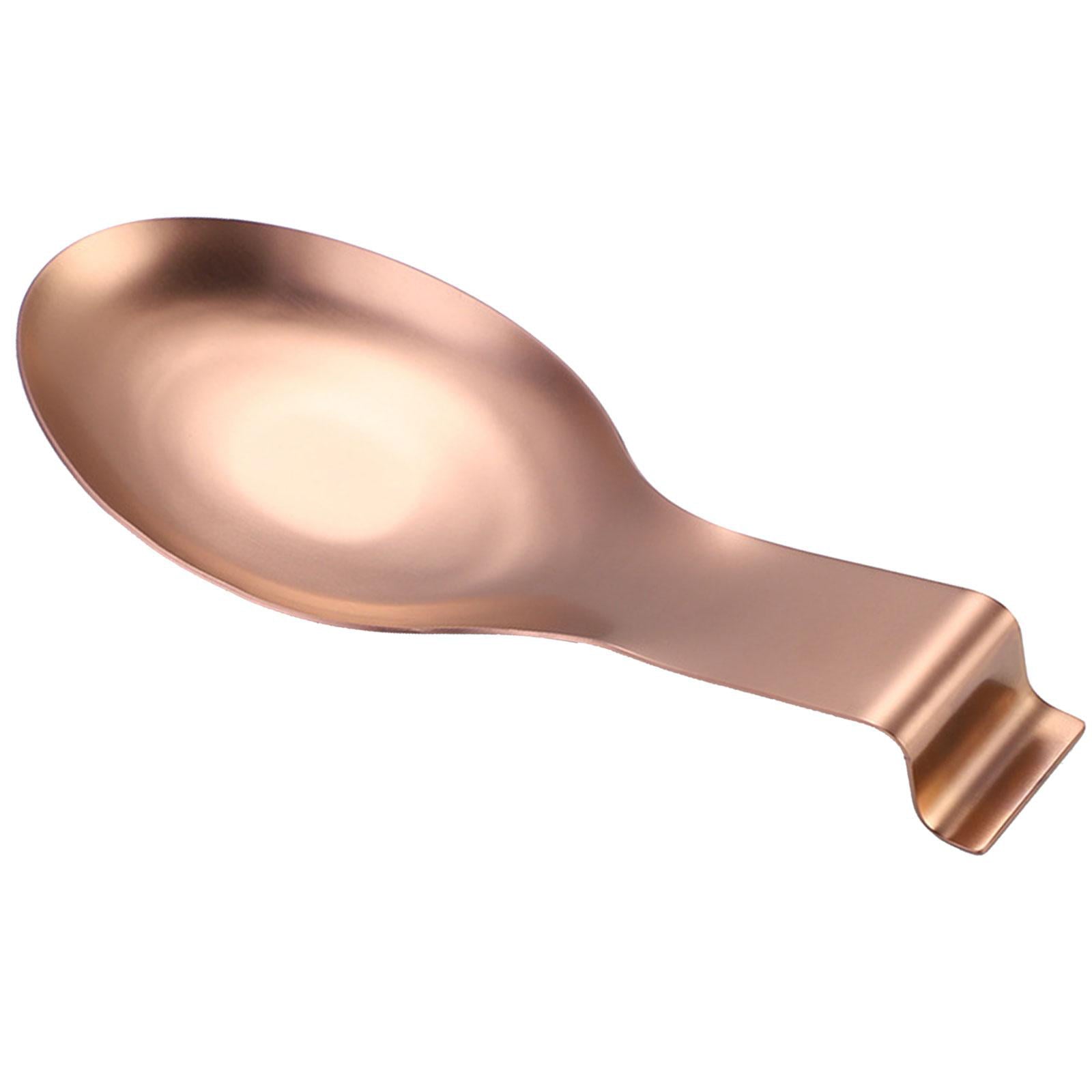 Holder Kitchen Utensils Accs Spoon Rest for Bar Coffee Station Cooking Rose Gold