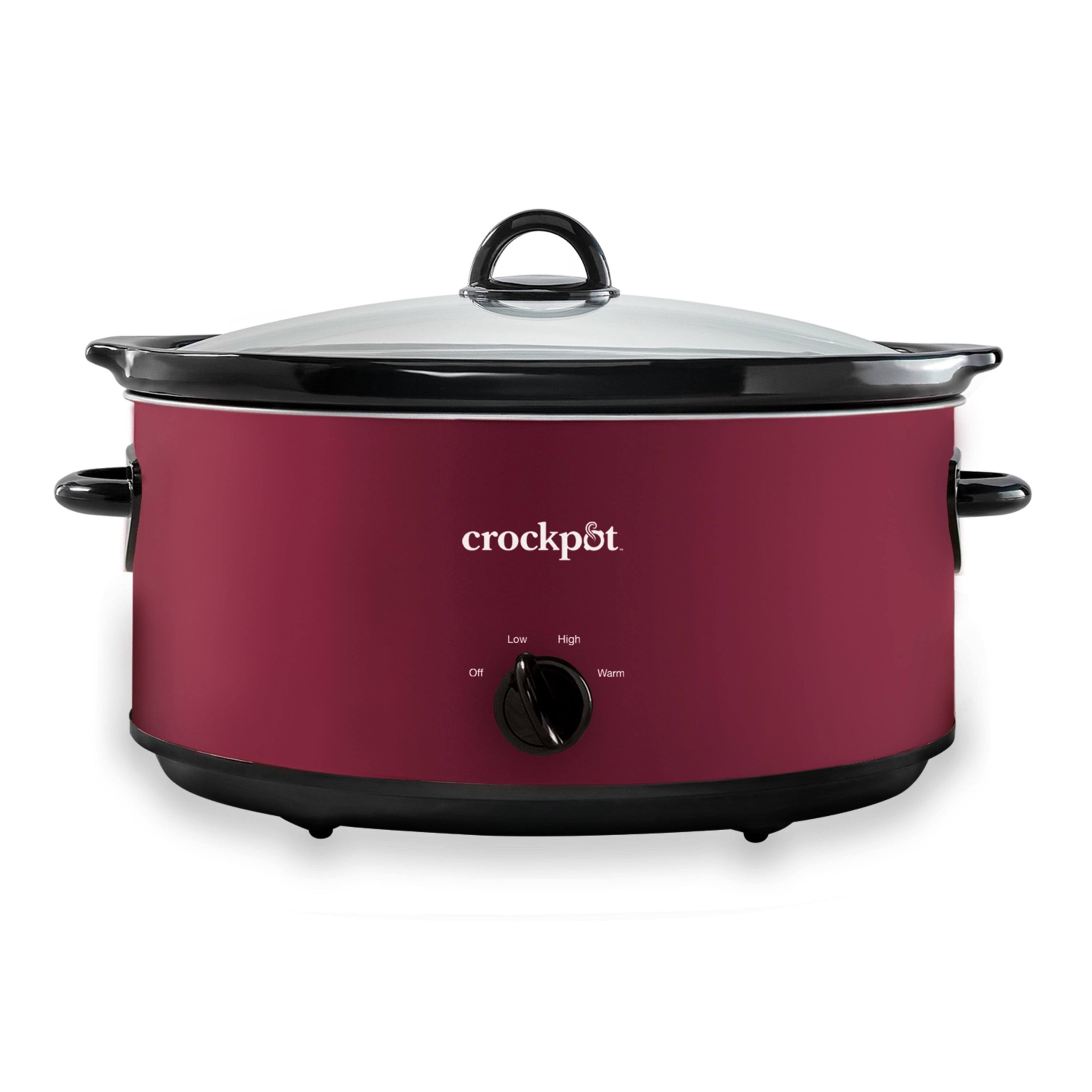 Crock-pot 8-Quart Manual Slow Cooker, Rhubarb
