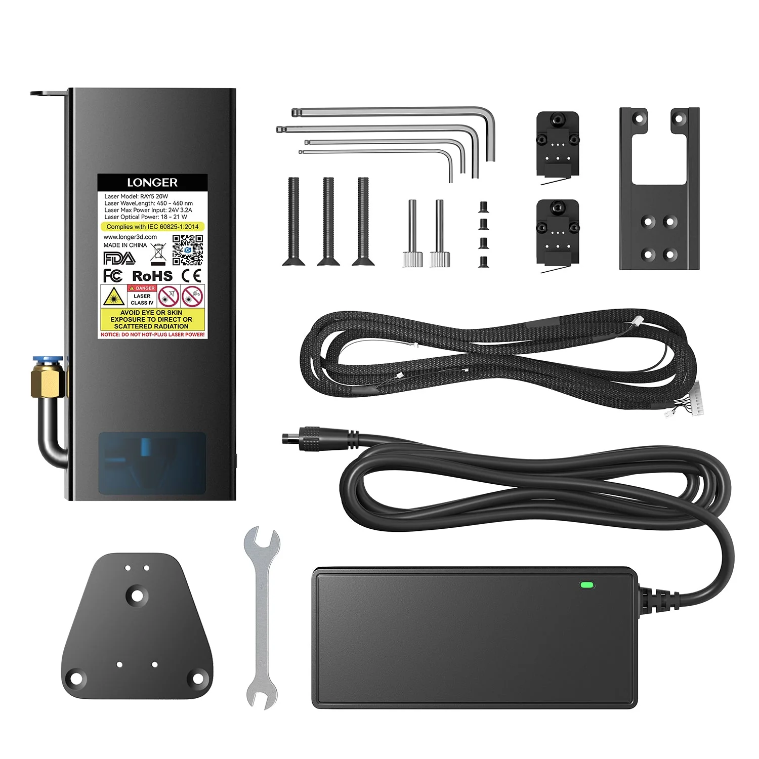 Module laser 20 W pour une portée accrue