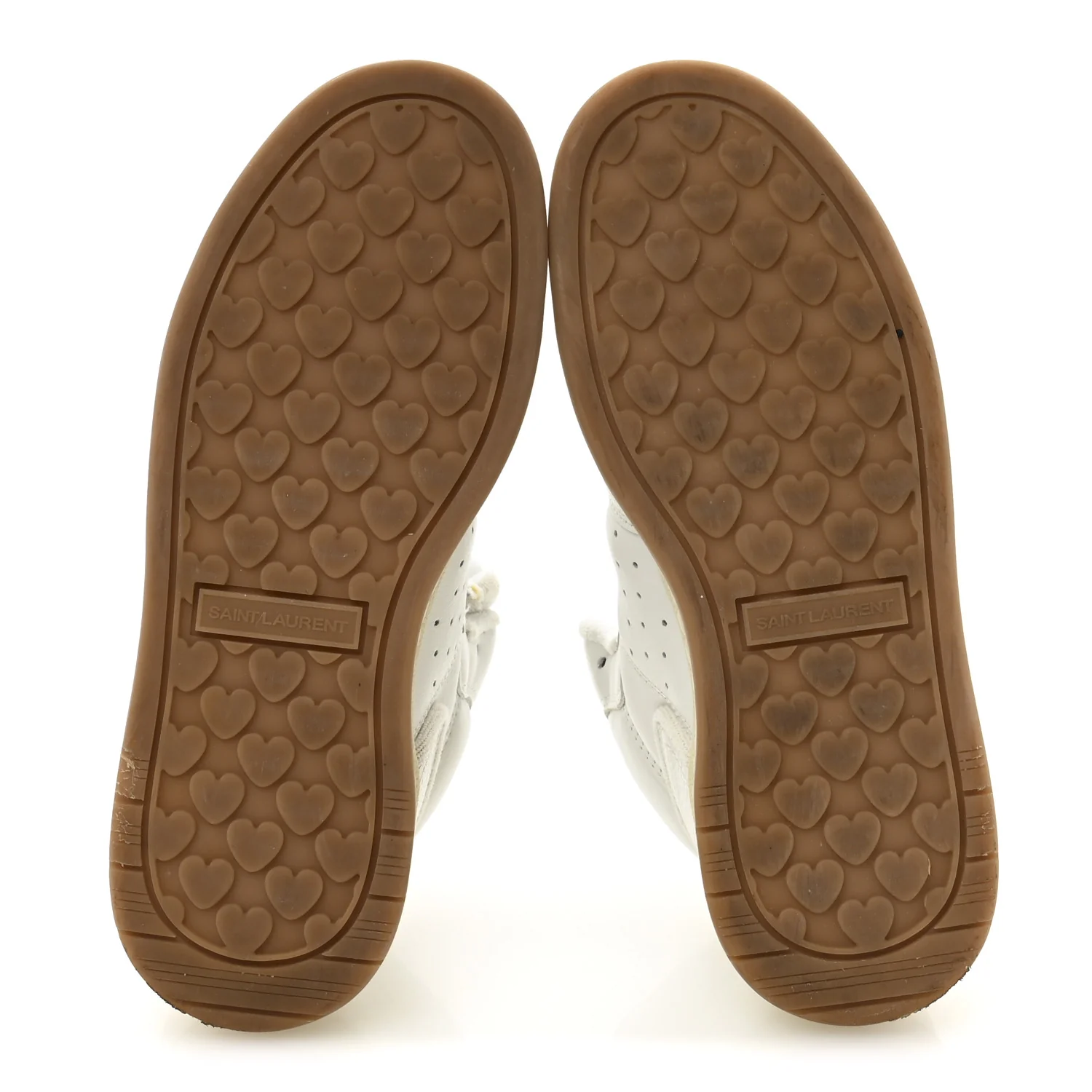 Calfskin Womens SL/80 Mid Top Sneakers 37.5 Optic White