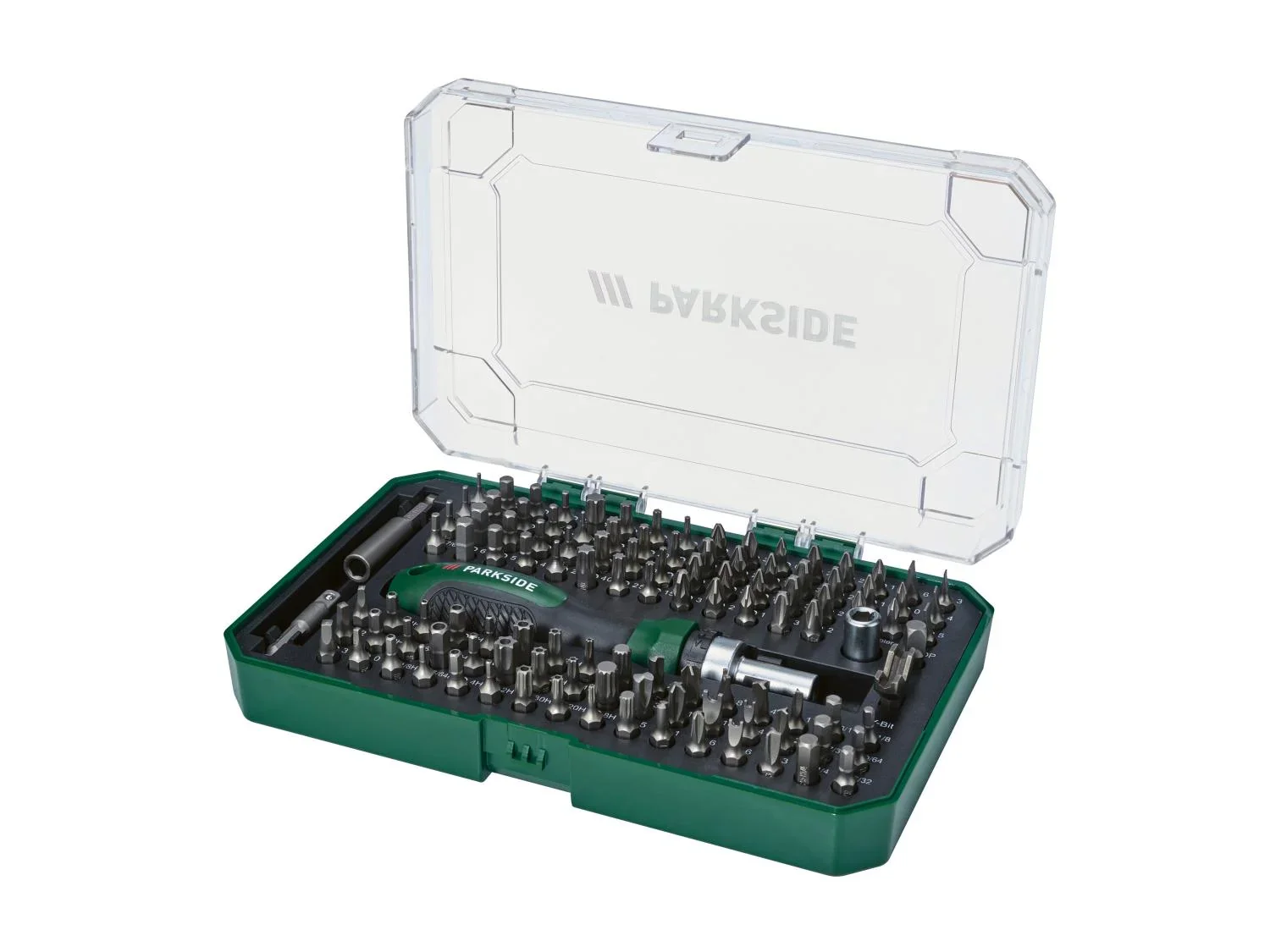 PARKSIDE Tournevis  cliquet avec set d'embouts, 115 pices