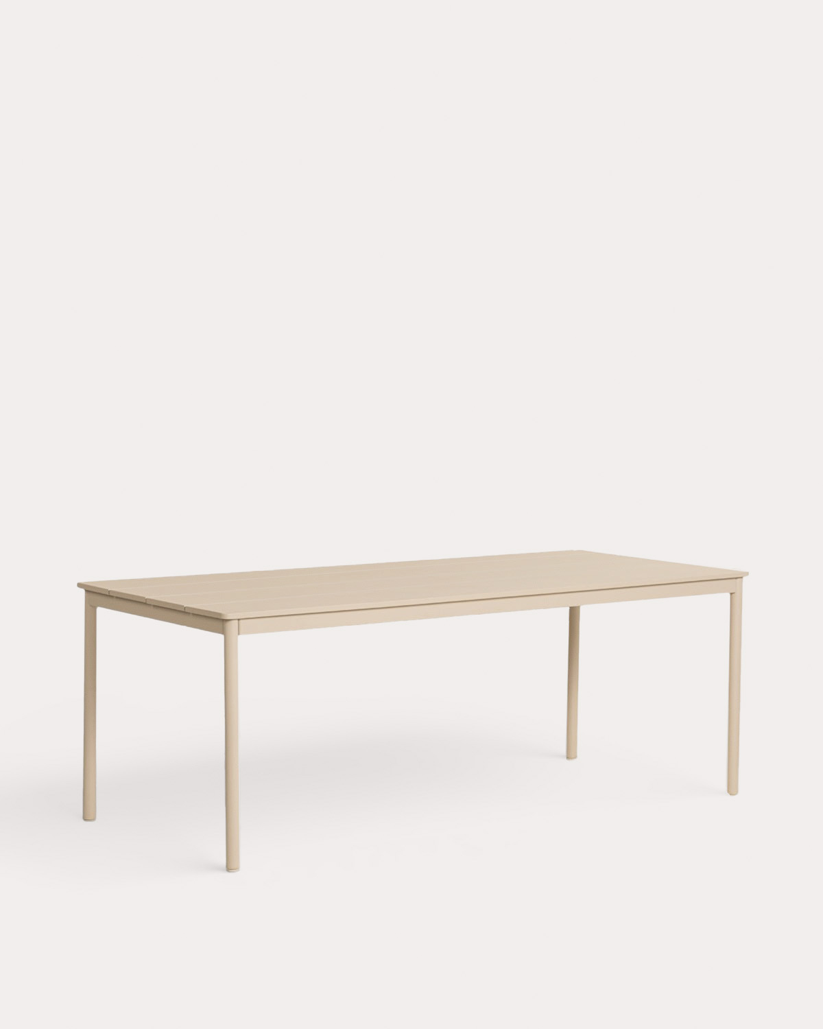 Dessie - Mesa de Exterior Rectangular de Metal (200x90 cm) Dessie