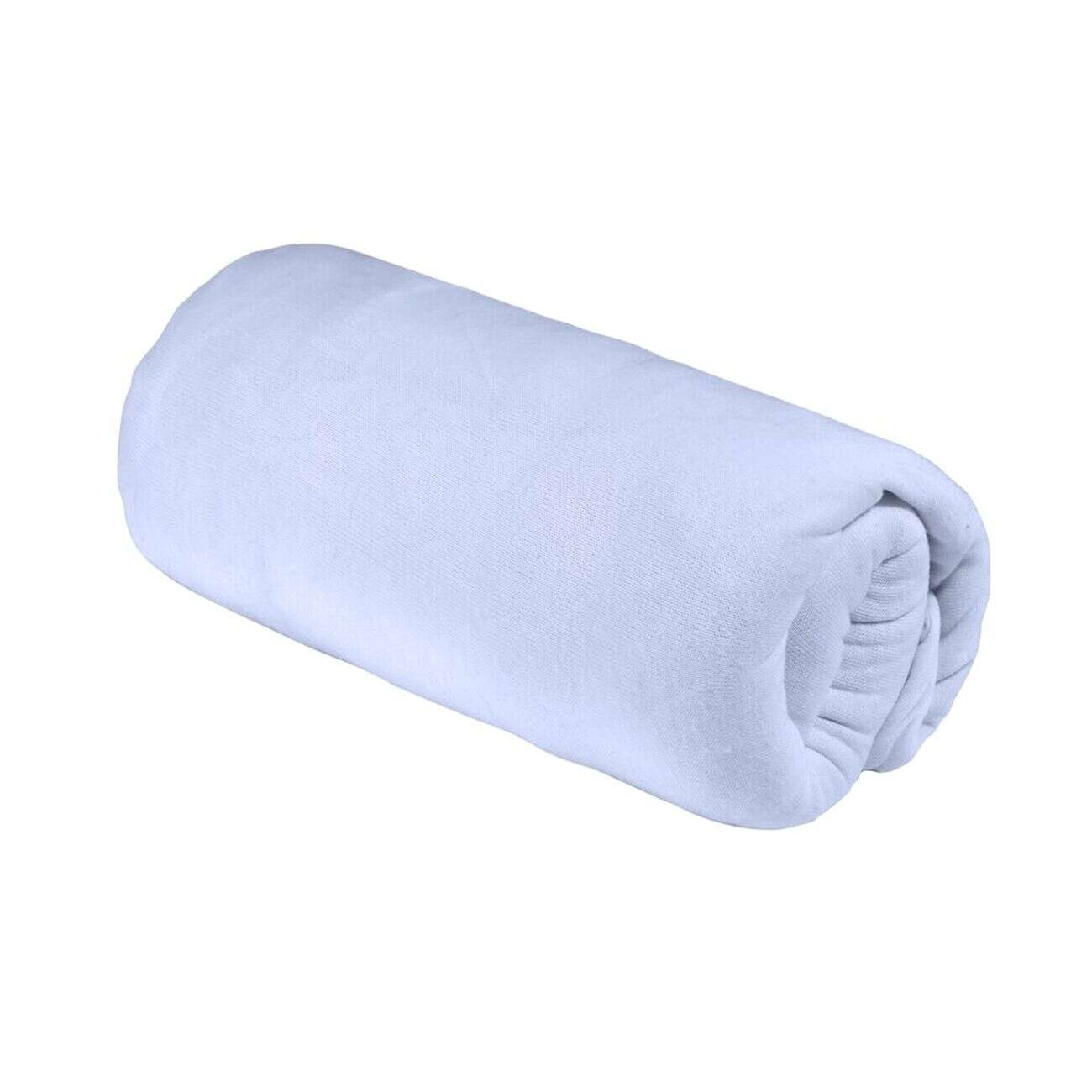Drap housse 1 personne polycoton 90x200cm