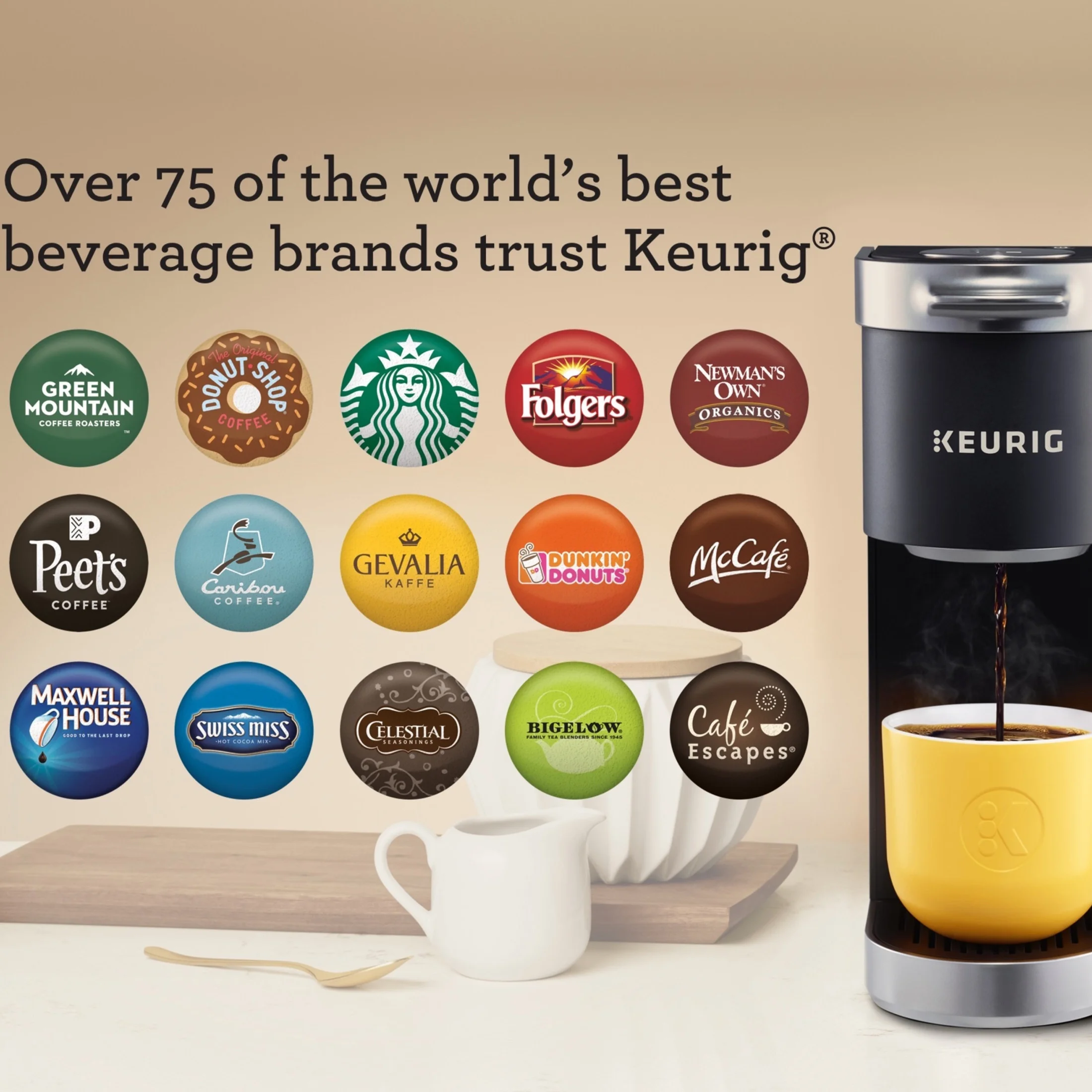 Keurig K - Mini Plus Single Serve K - Cup Pod Coffee Maker, Dusty Rosé