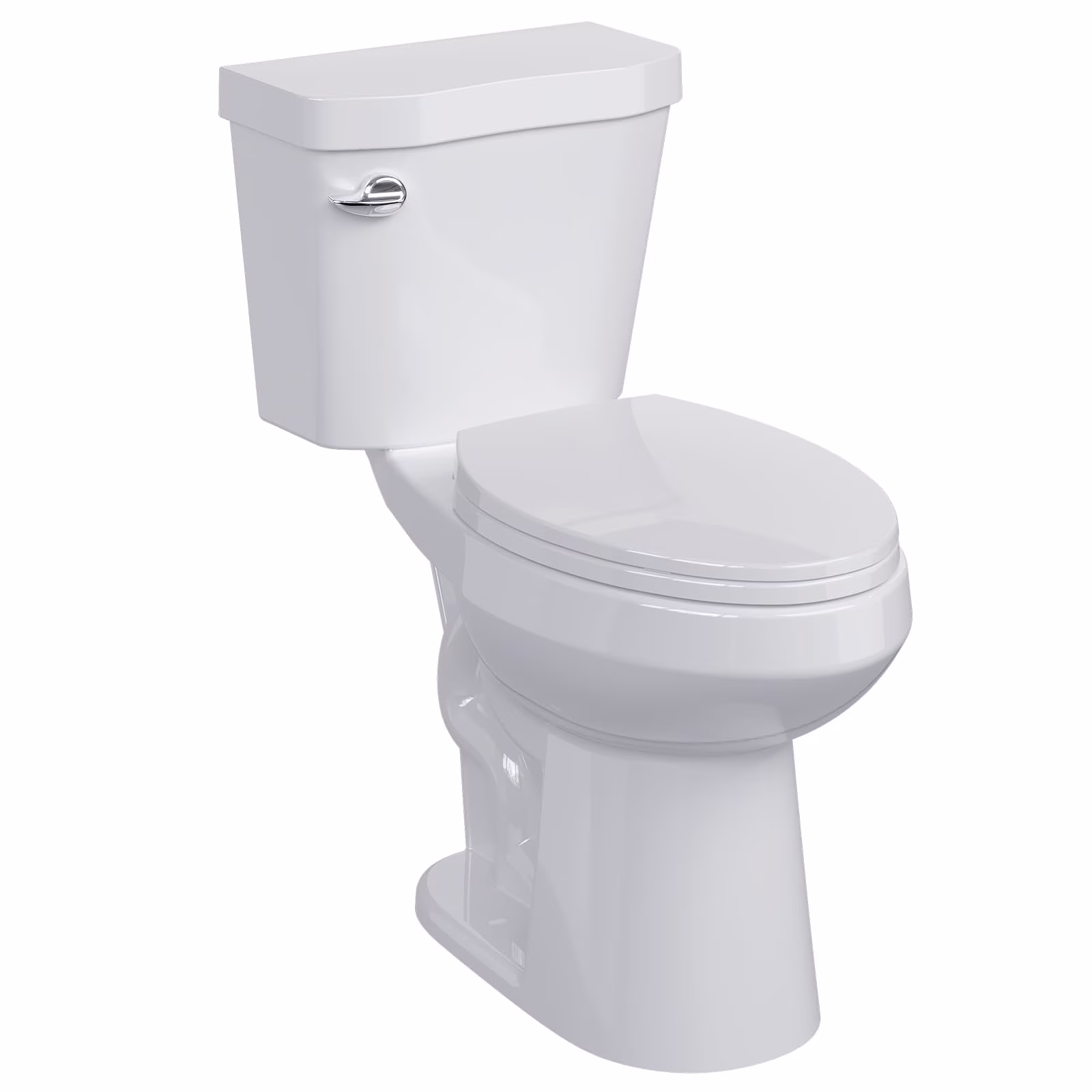 Toilet, Two-Piece Toilet, ADA Toilet with Dual Flush, Elongated Toilets for Bathrooms with Soft Close Seat, Universal Height,White(None 19" seat height split toilet Elongated (long), double buttons on top)