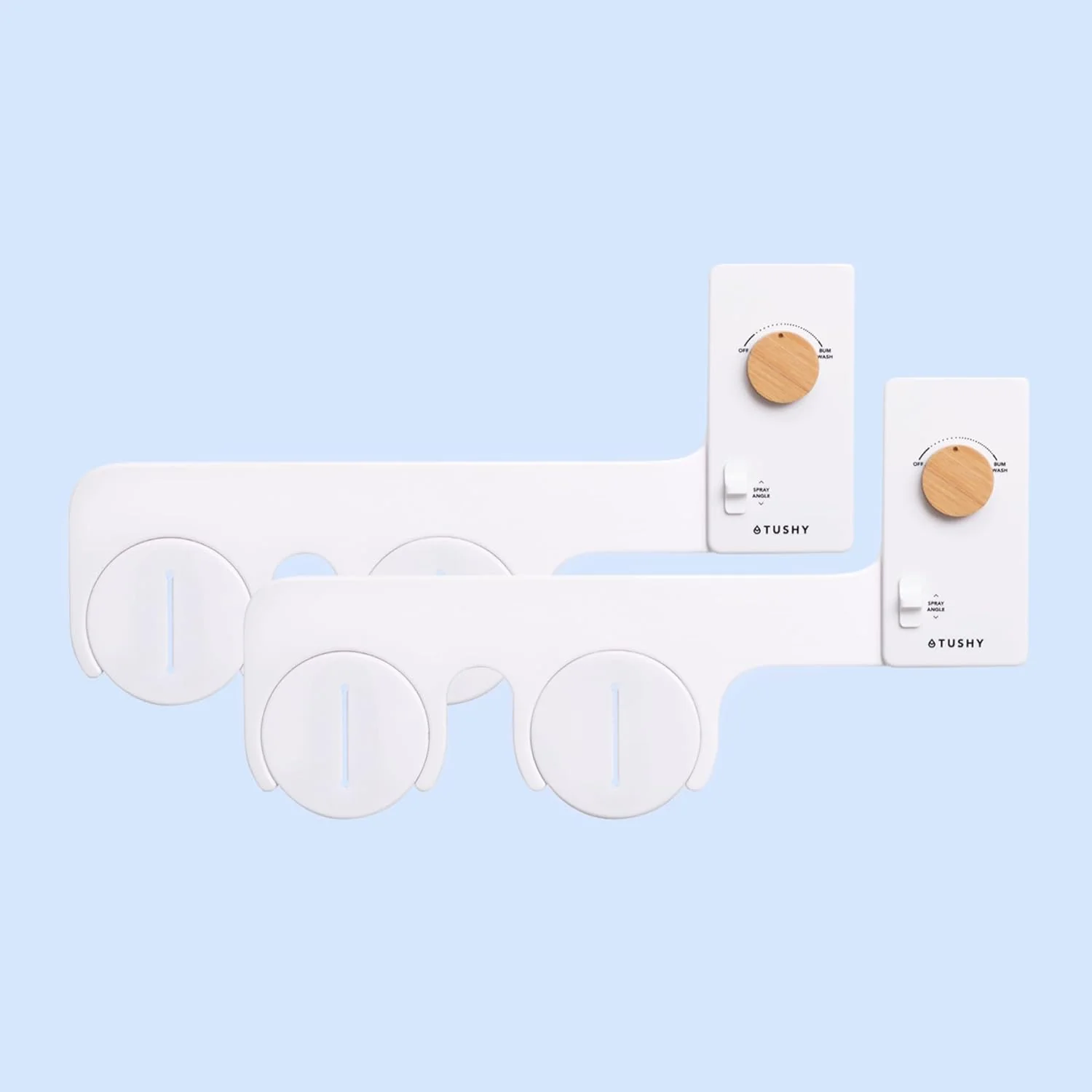 Classic 3.0 Bidet Toilet Seat Attachment - Non-Electric Self Cleaning Water Sprayer with Adjustable Water Pressure Nozzle, Angle Control & Easy 8.5 Min DIY Home Installation (Bamboo)