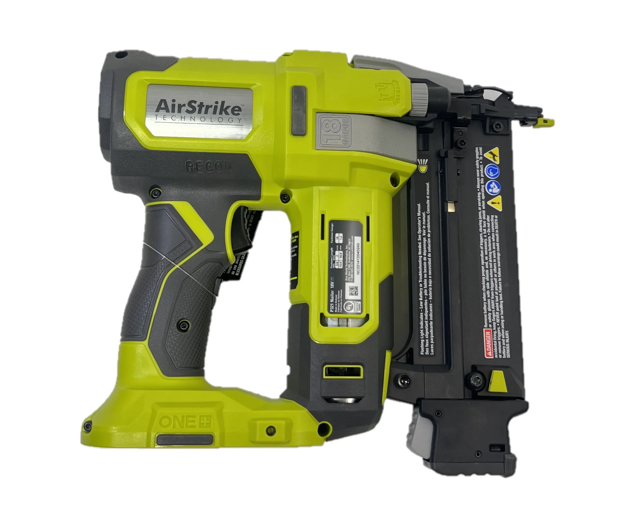 RYOBI 18V ONE+ Airstrike 18GA Brad Nailer Kit (Bulk Packaged) P321K