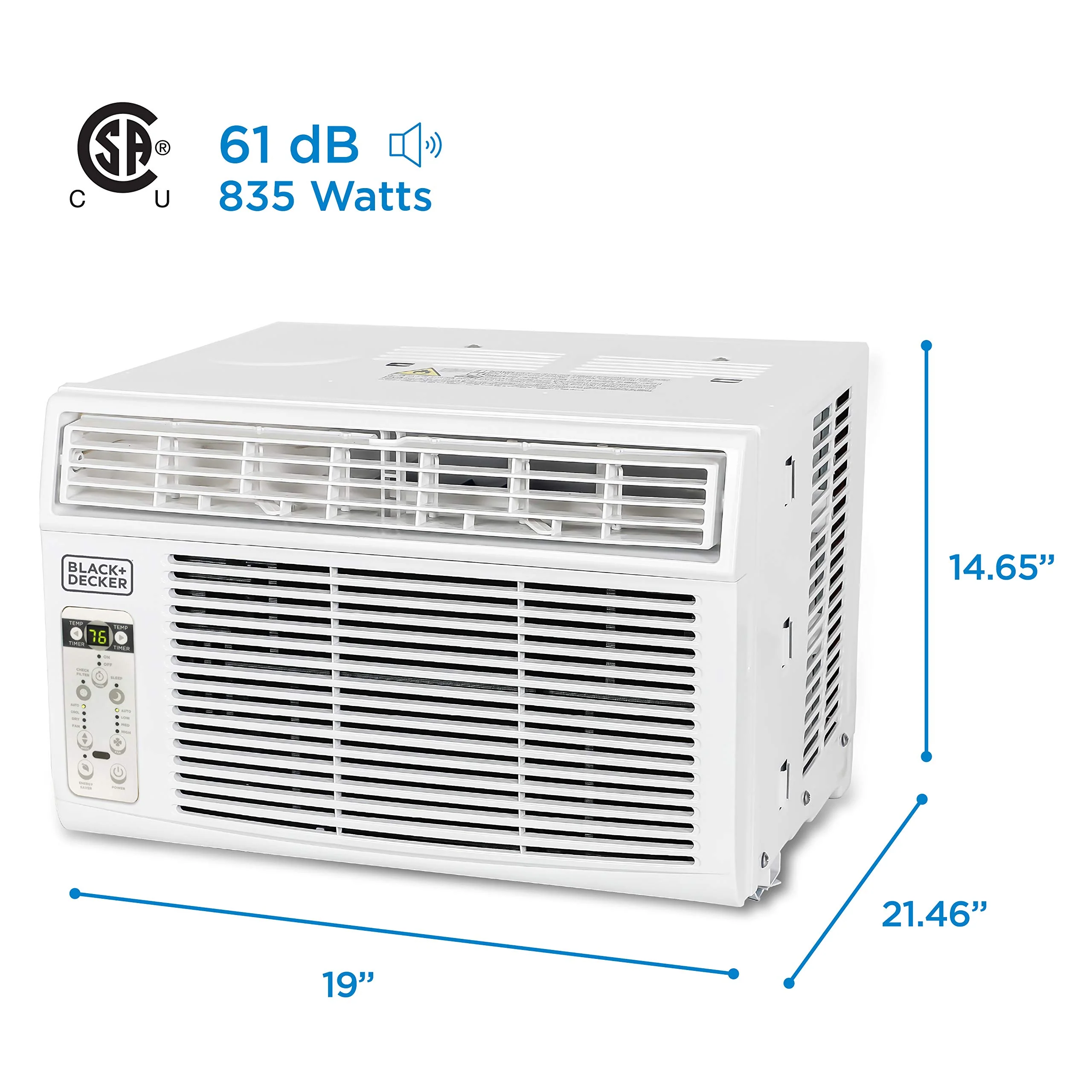 BLACK+DECKER 10000 BTU Window Air Conditioner Up to 450 Square Feet