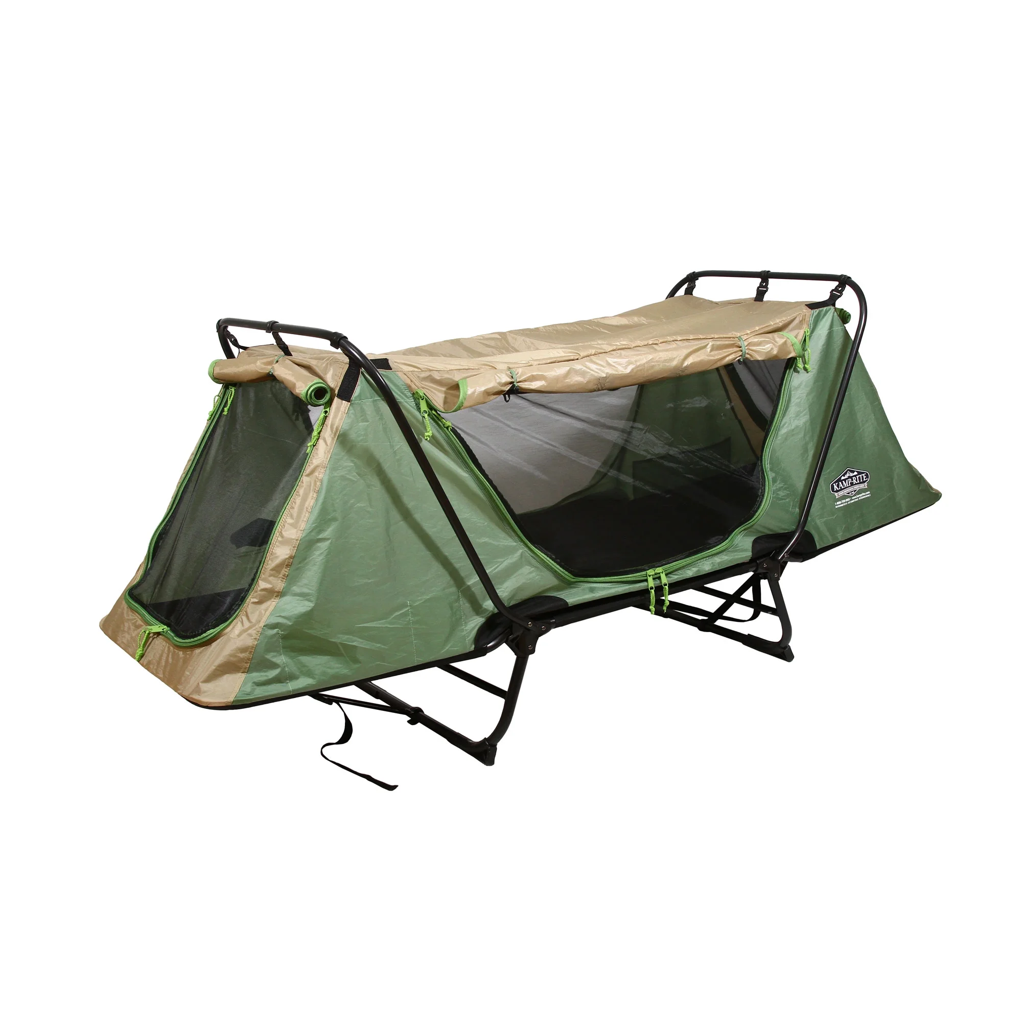 Kamp - Rite Original Portable Versatile Cot, Chair, & Tent, Green (2)