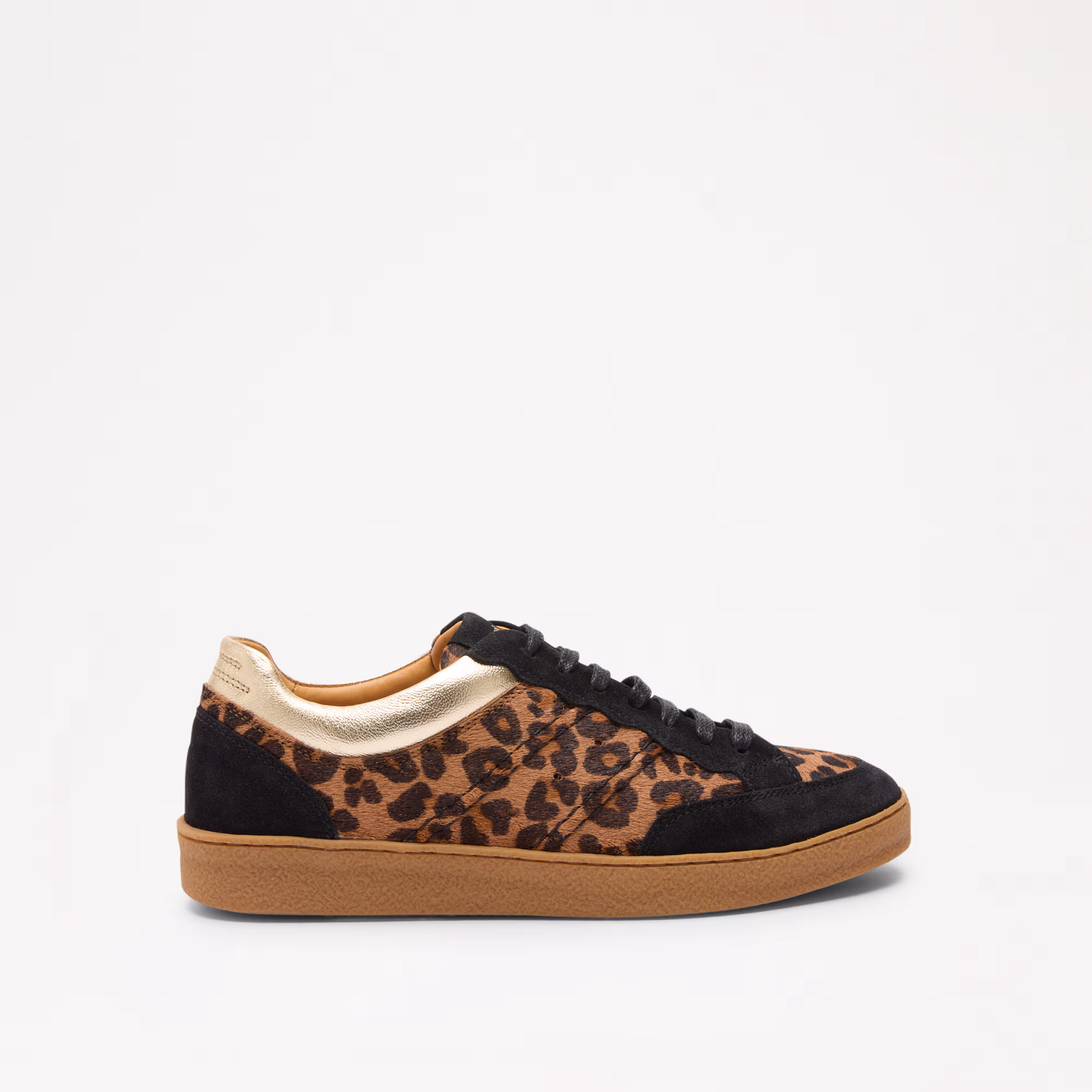 Roller<br>Scalloped Lace Up Trainer