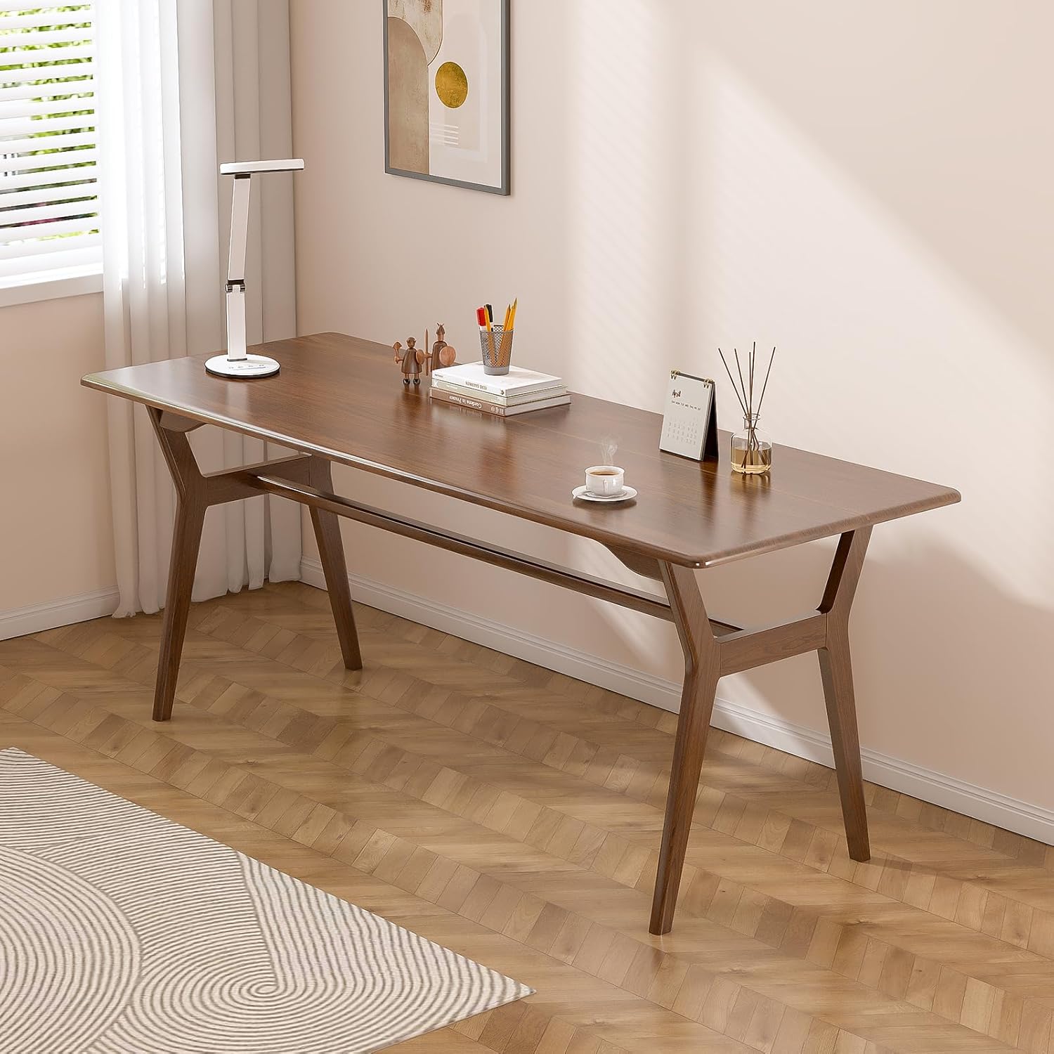 Solid Wood Study Desk - 63
