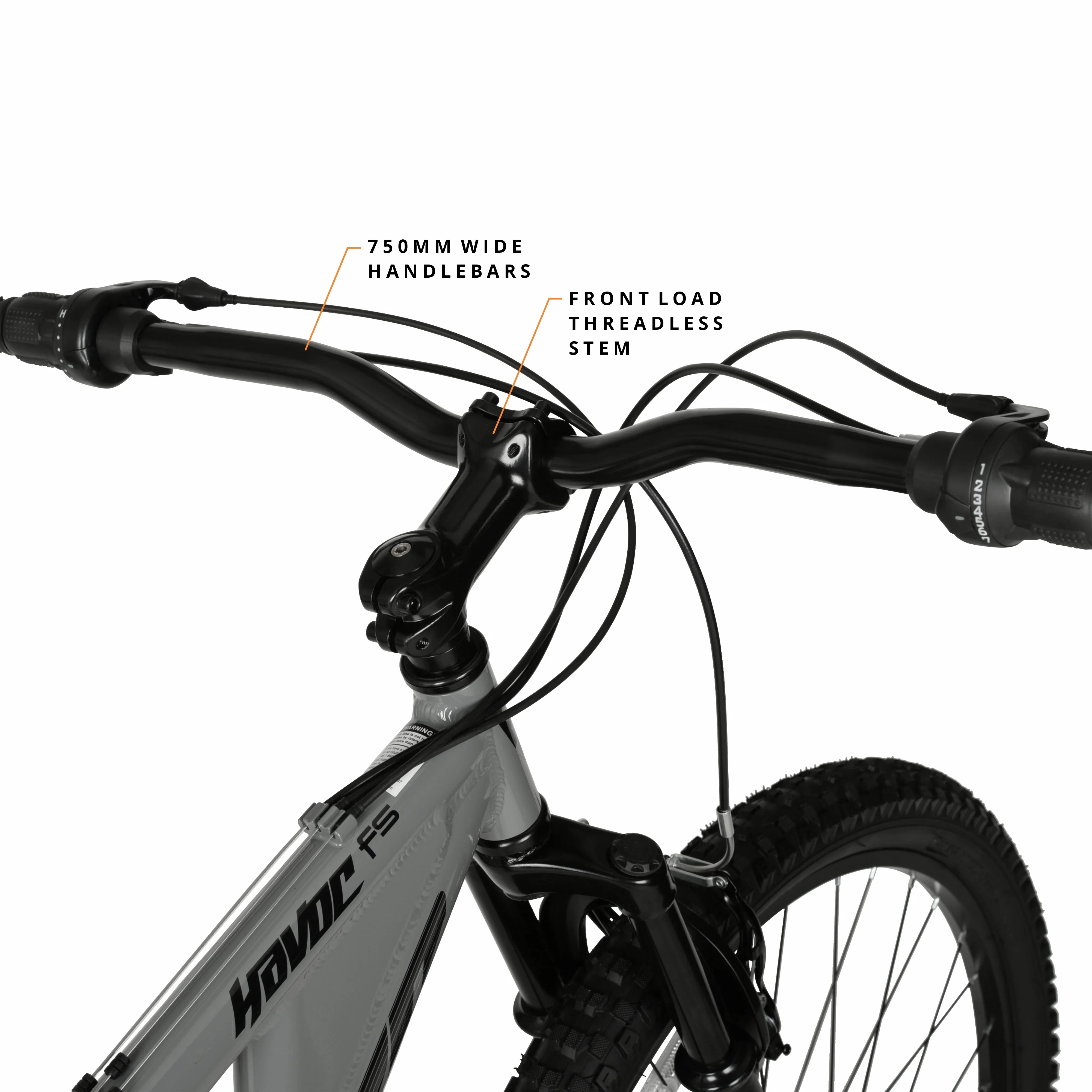 Hyper Bicycles 29 Men's Havoc Mountain Bike, Gray