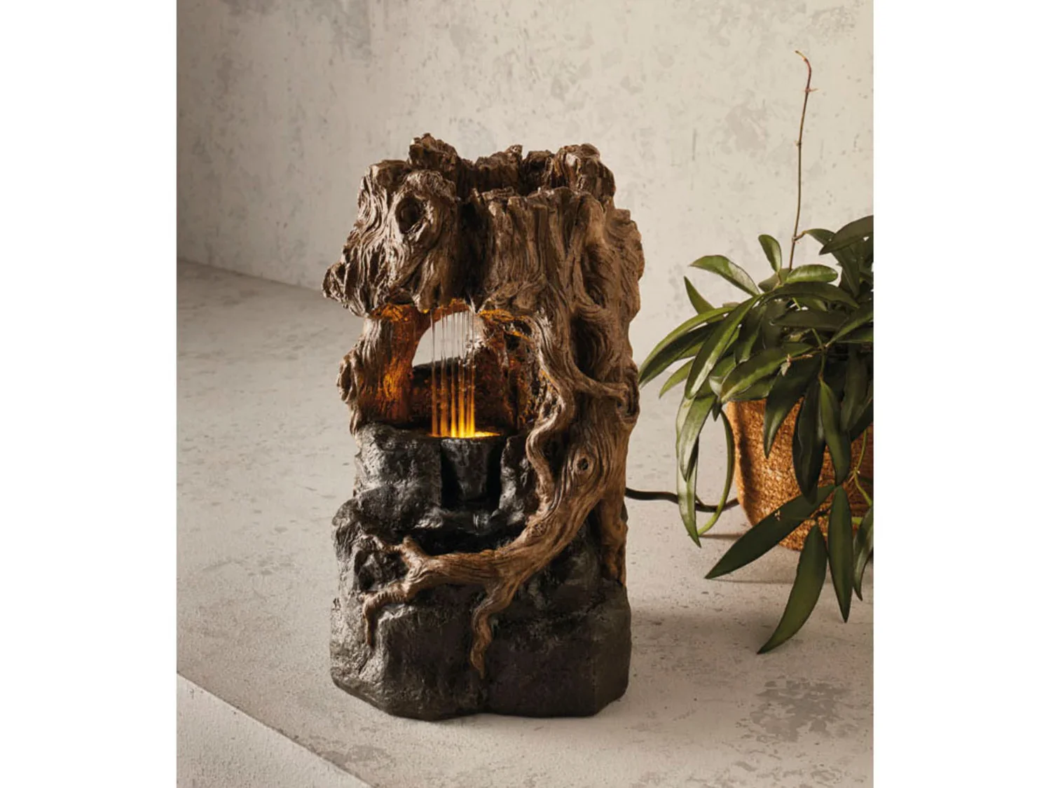 LIVARNO home Fontaine dintrieur avec clairage LED