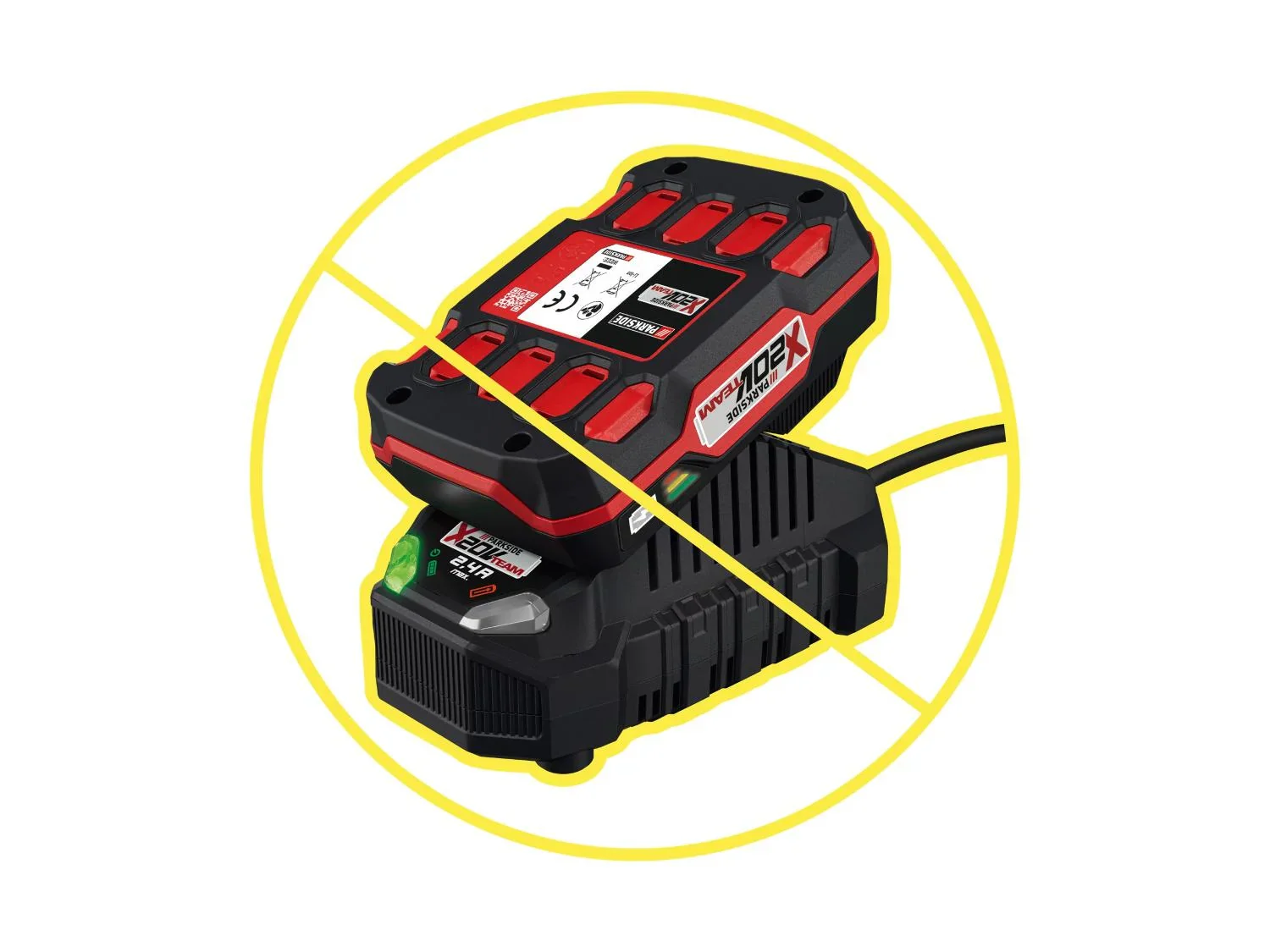 PARKSIDE PERFORMANCE Visseuse  chocs sans fil PPDSSA 20-Li B2, 20 V