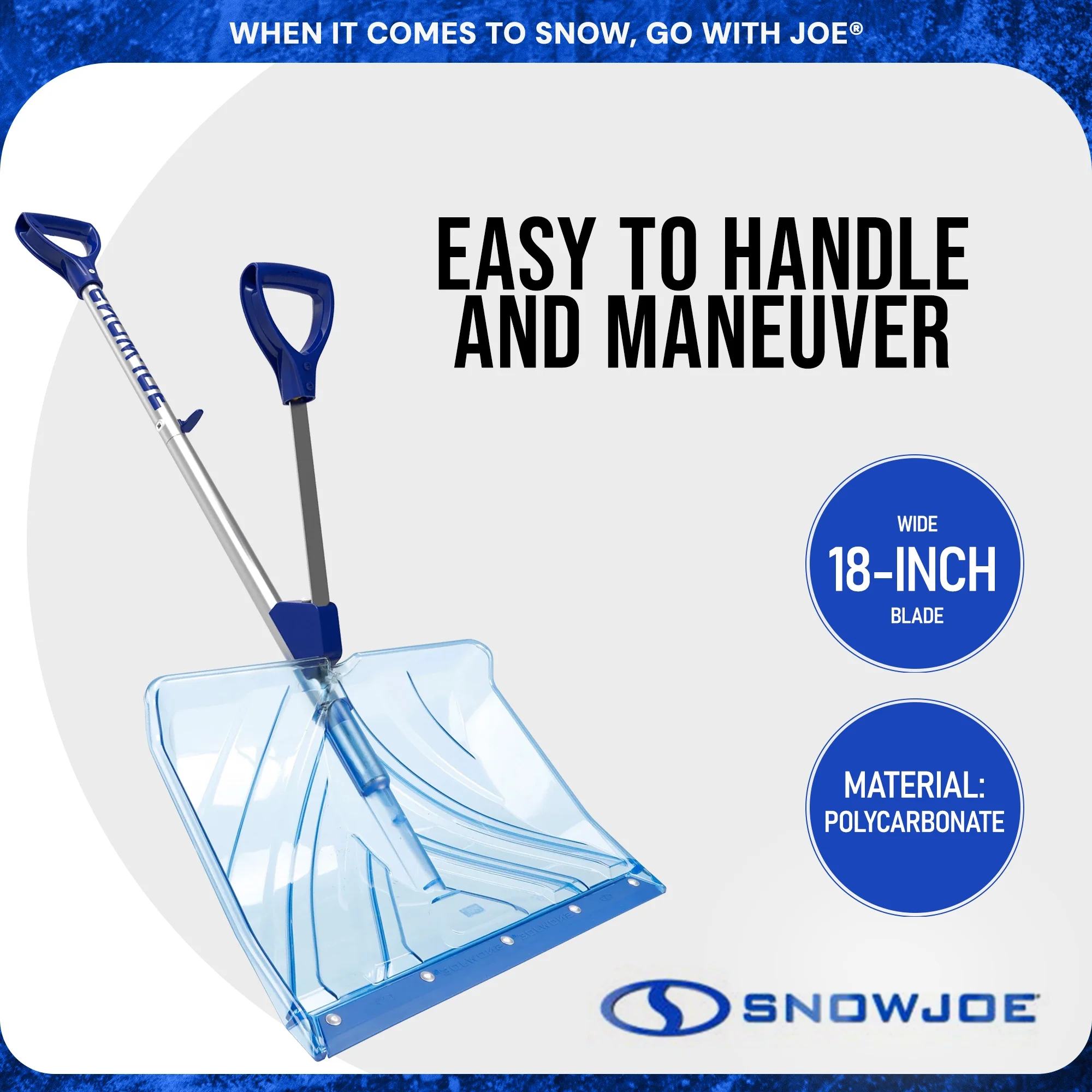 3 Pack Shovelution Snow Shovel w/ 18" Shovel Blade Assist Handle - Image 4
