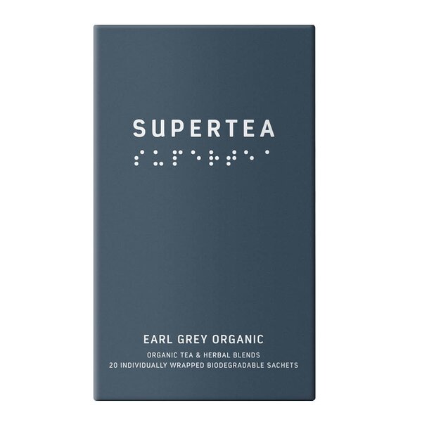 Supertea økologisk svart te 30g 20 stk earlgrey