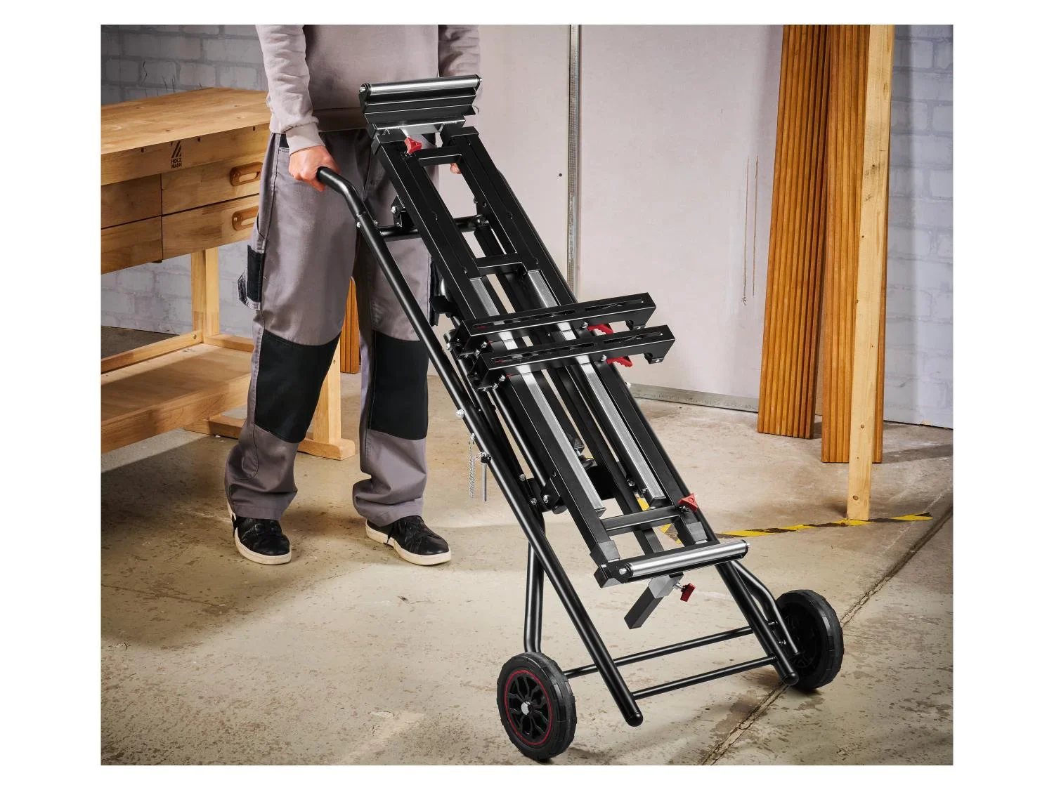 PARKSIDE PERFORMANCE Table de travail portable avec support de machine PPUG 1600 A1