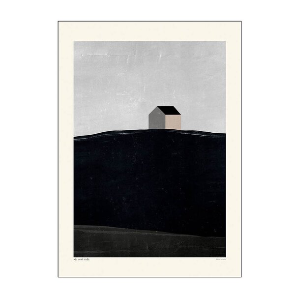 PSTR Studio poster 30x40 cm nordic den svarta kullen