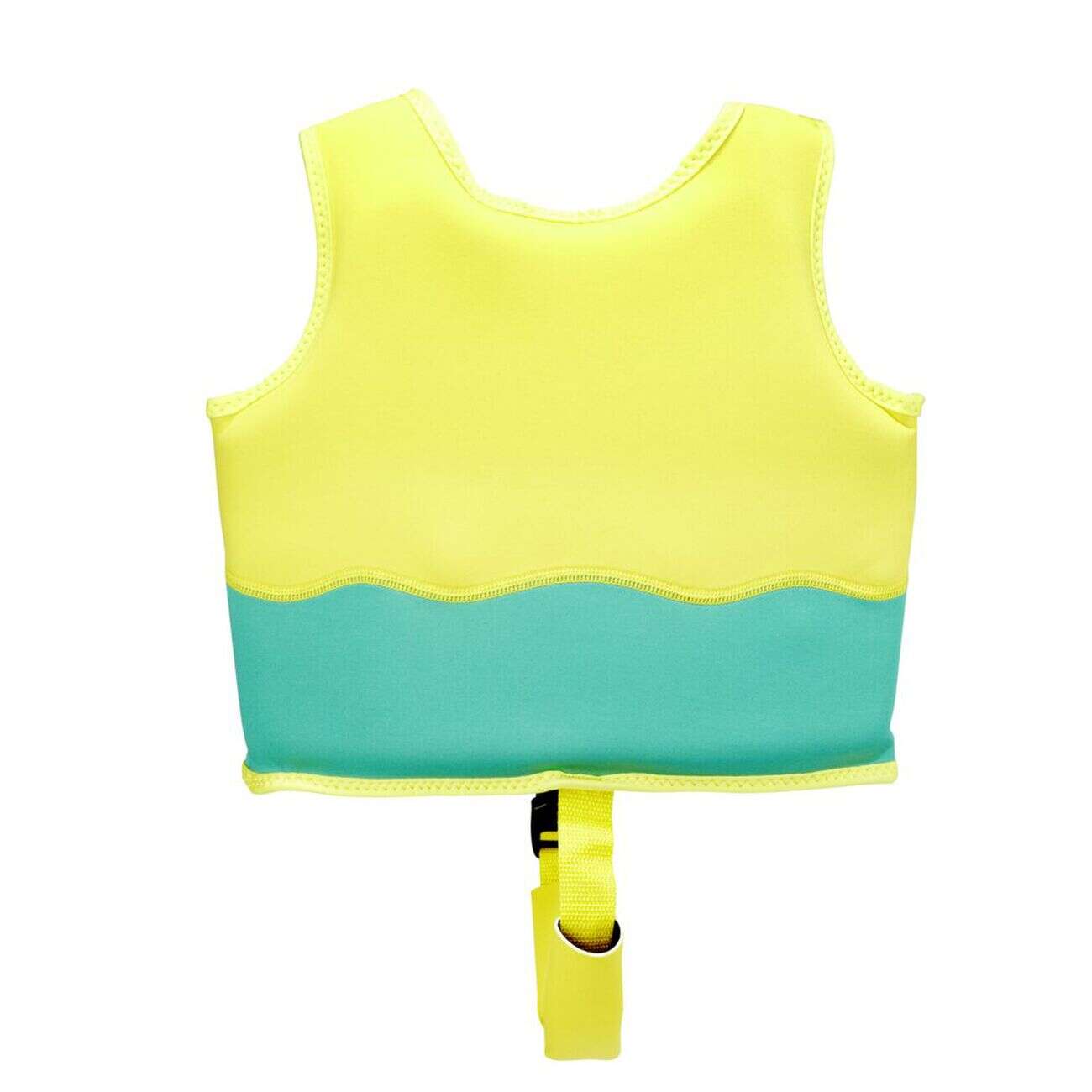 Gilet de natation enfant flottaison jaune et vert 3/6ans