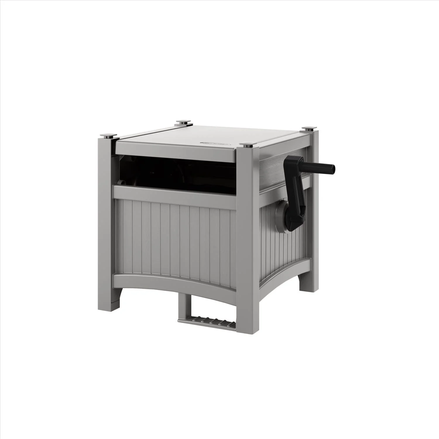 Suncast 100 Ft. Gray Free Standing Hideaway Hose Reel