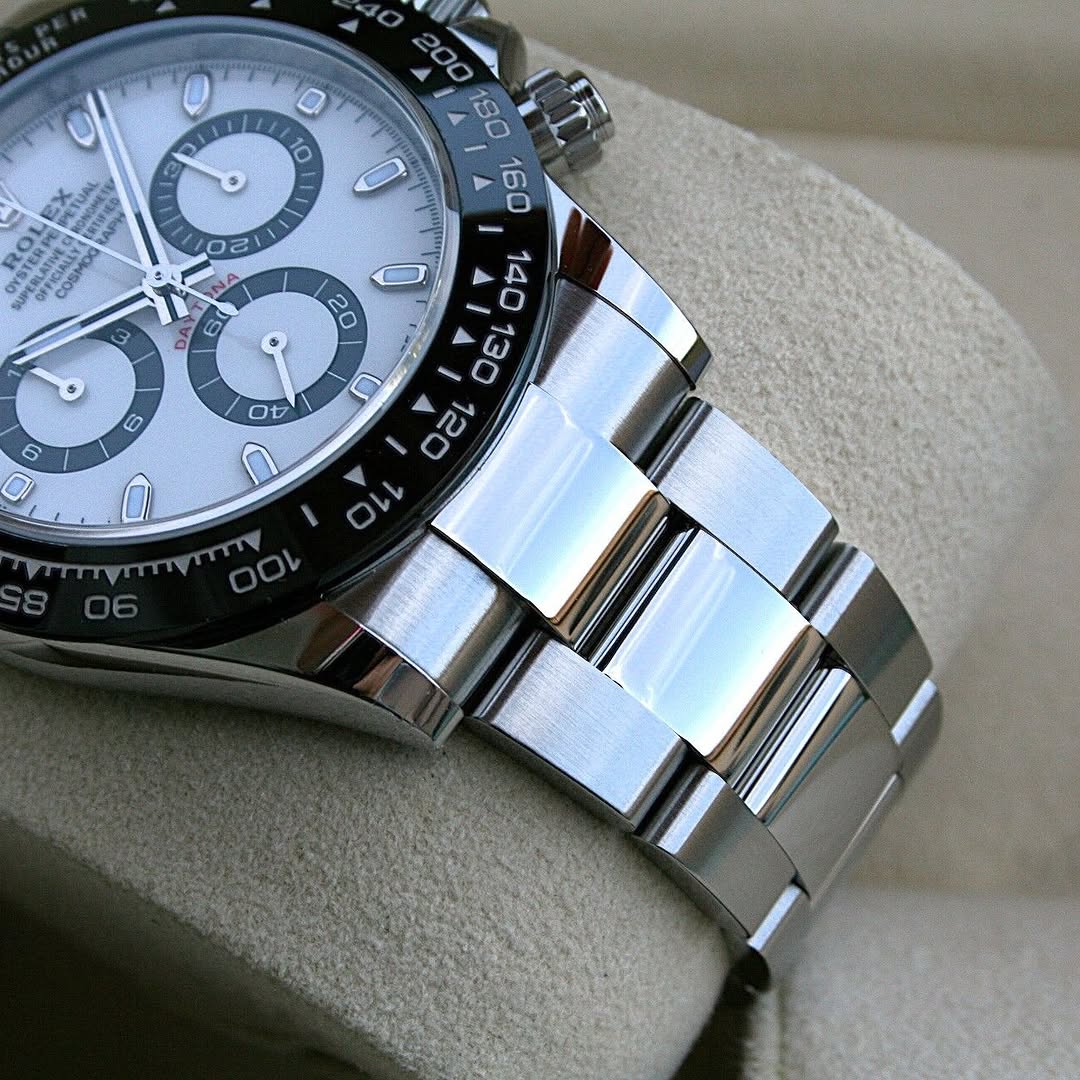 [Super Clone]Rolex Daytona 40mm Stainless Steel Panda Dial  m126500ln-0001