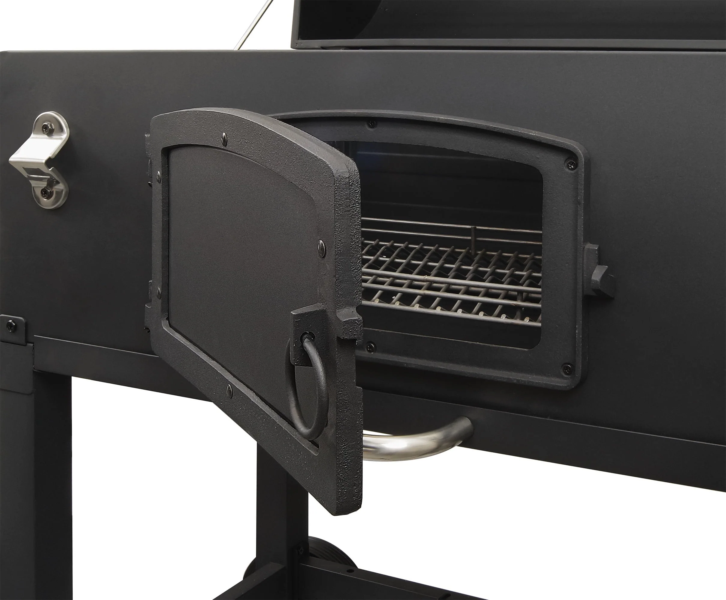 X Large Heavy Duty Charcoal Grill 32 in W 816 sq in of Cooking Area Black Image 4