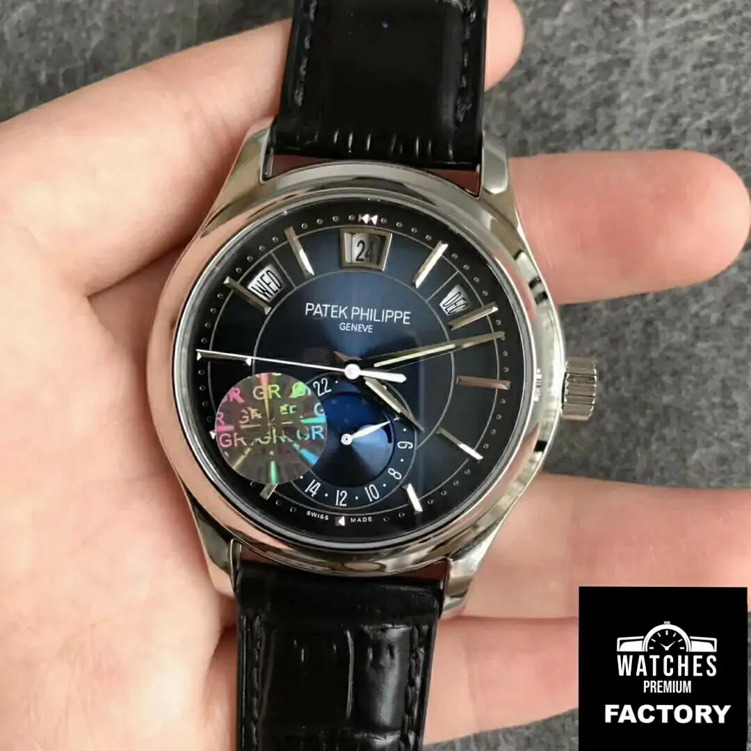 Patek Philippe Complications 5205G-013 GR Factory Black Strap