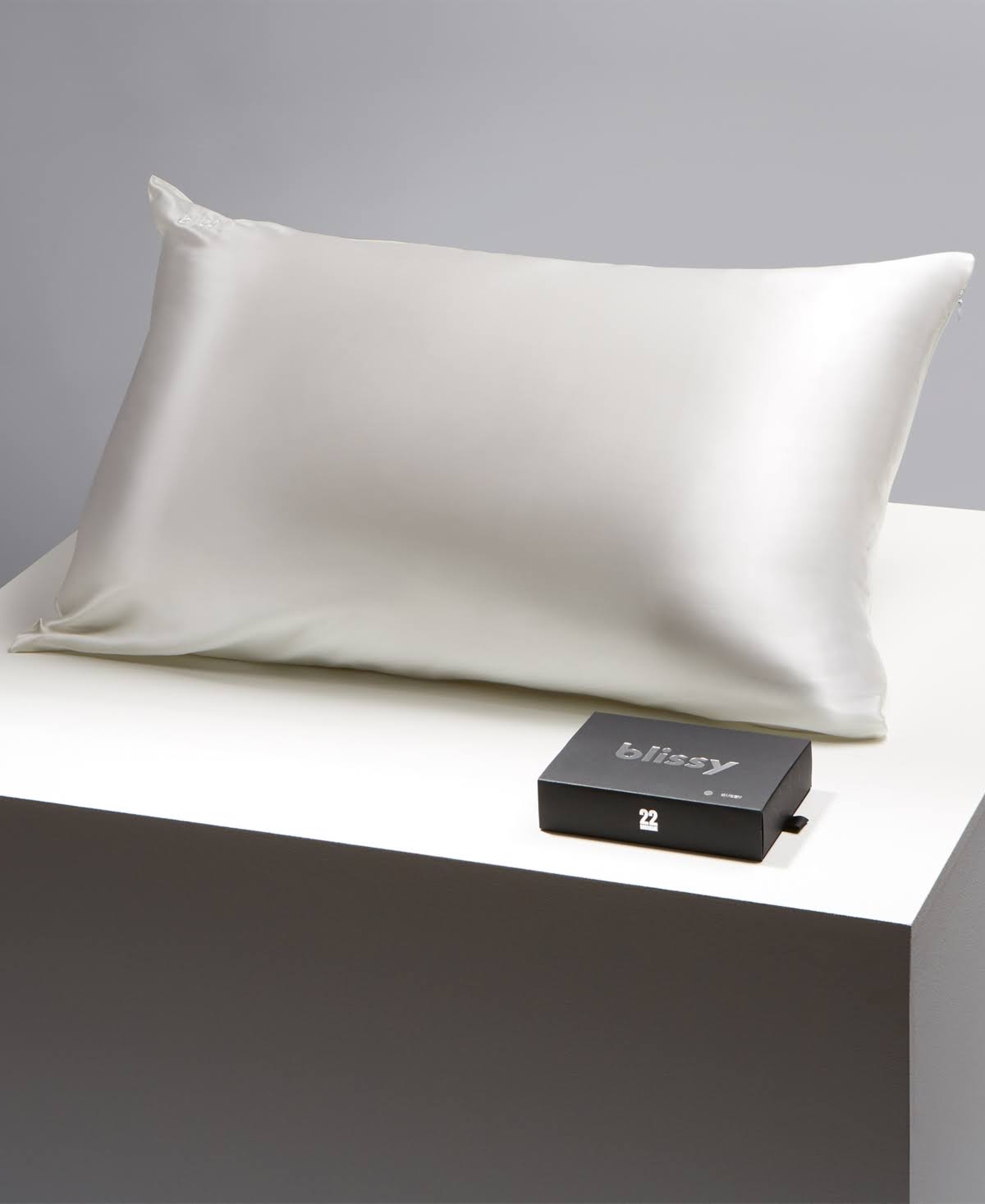 Blissy King 100% Mulberry Silk Pillowcase White
