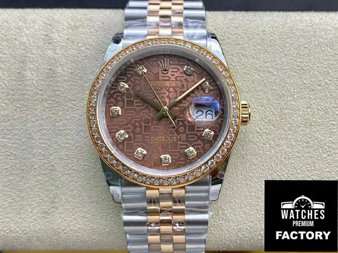Rolex Datejust M126281RBR-0013 BP Factory Diamond-Set Bezel