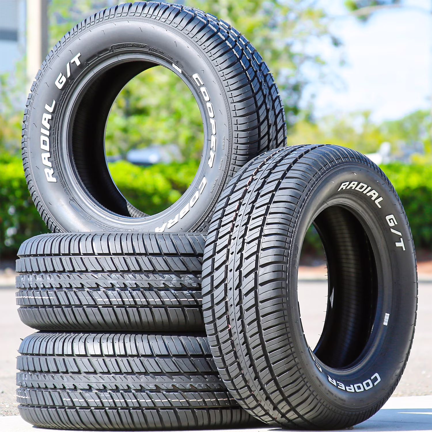 Set of 4 (FOUR) Cooper Cobra Radial G/T 255/60R15 102T A/S All-Season Tires