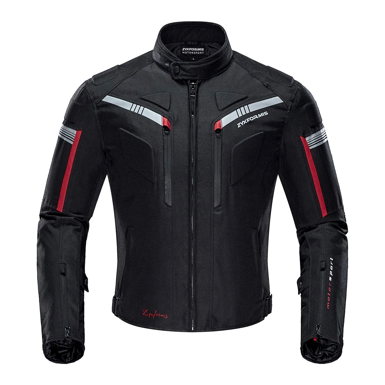Motorcycle Jacket for Men with Removable CE Armor All Season