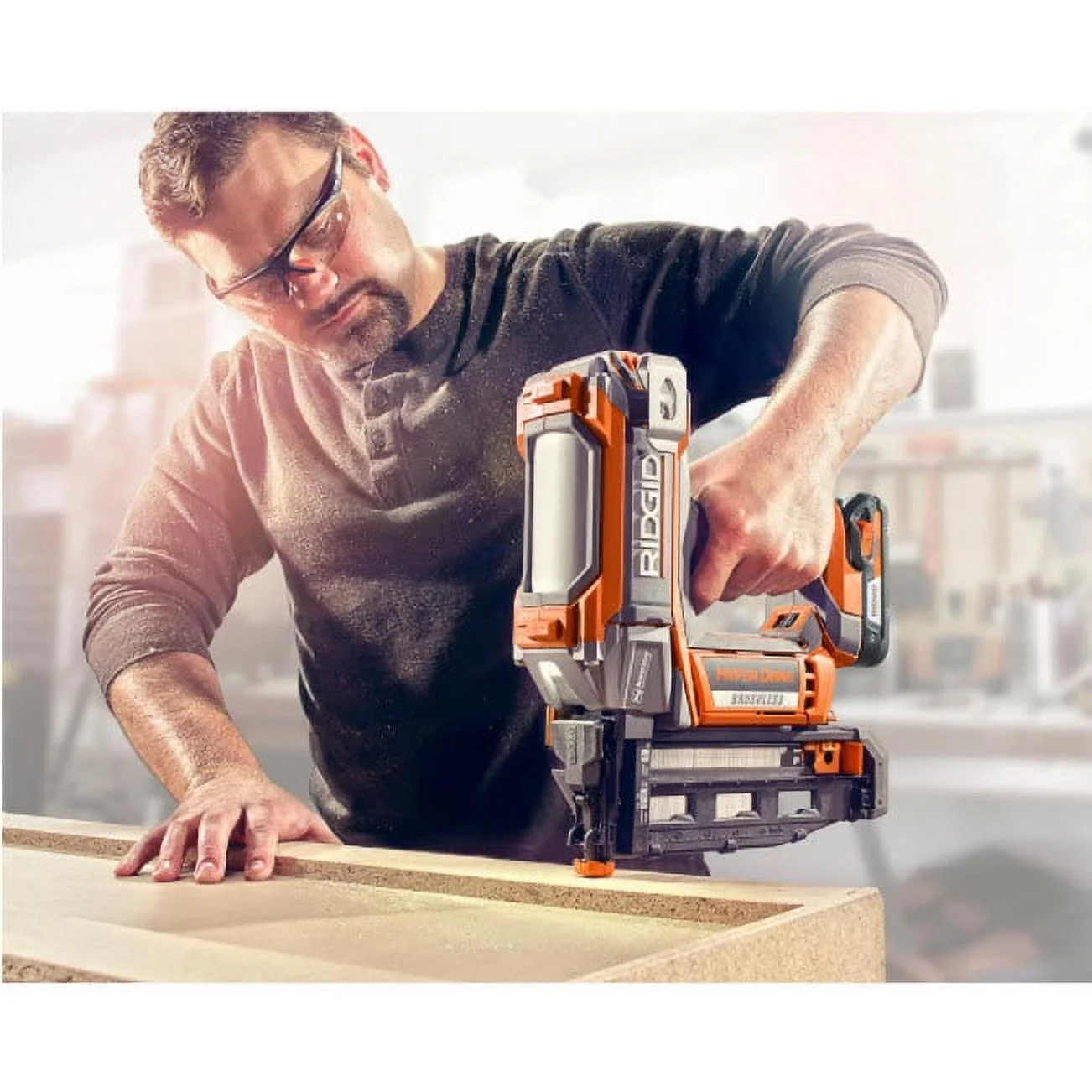 Ridgid Hyperdrive 16 Gauge 18v Brushless 2 - 1/2 In. Straight Finish Nailer
