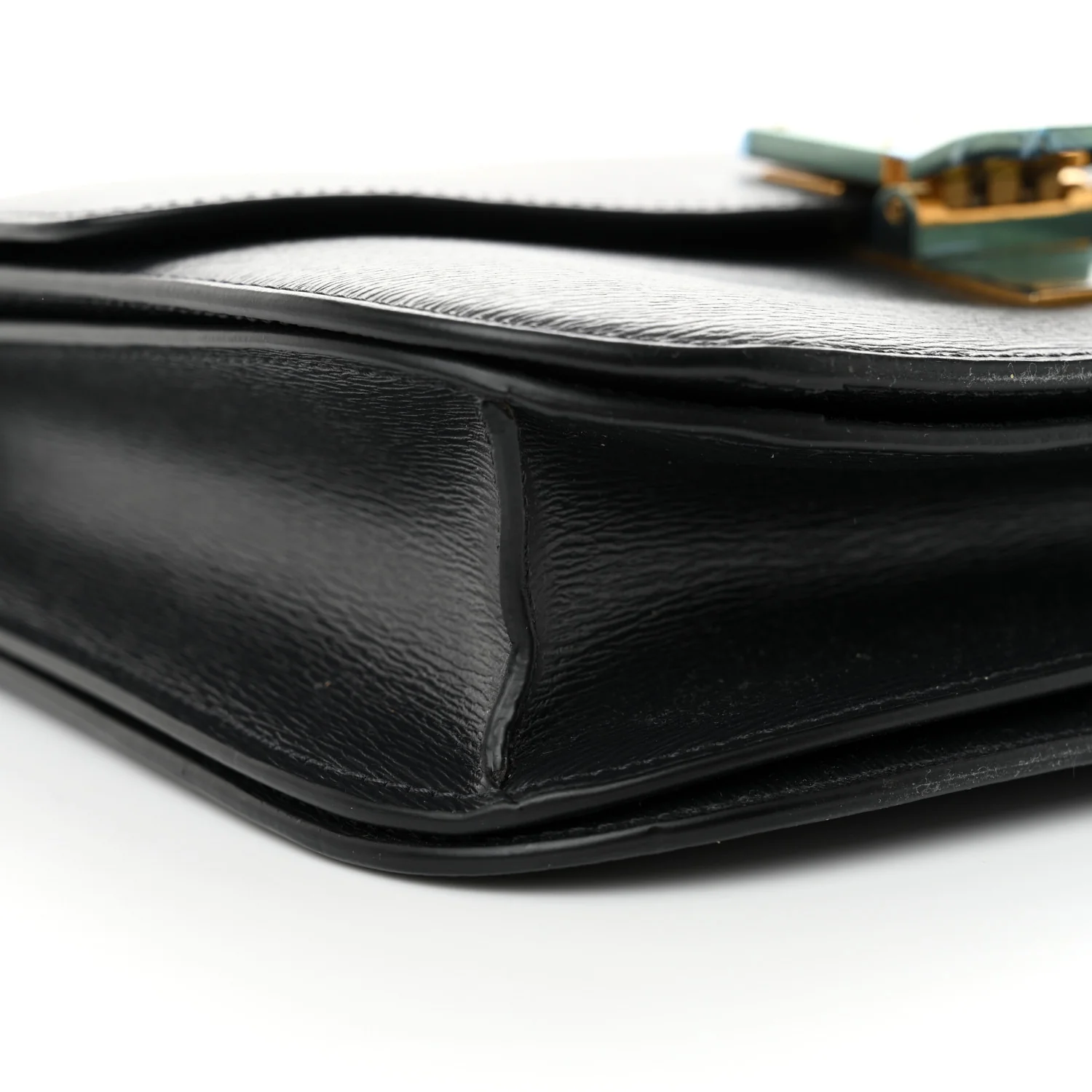 Liege Calfskin Medium Classic Box Flap Bag Anthracite
