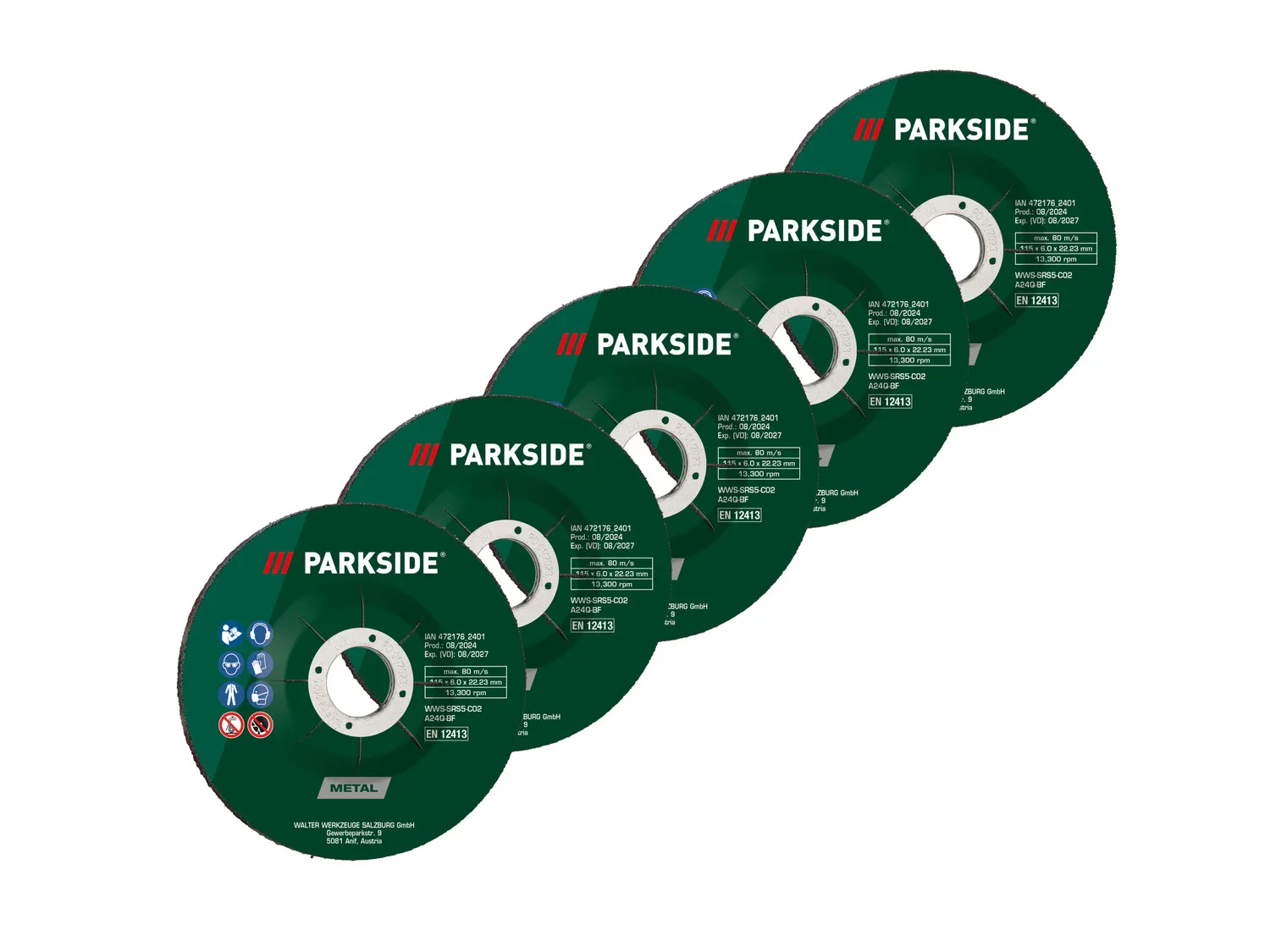 PARKSIDE Accessoires pour meuleuses d'angle 115 mm