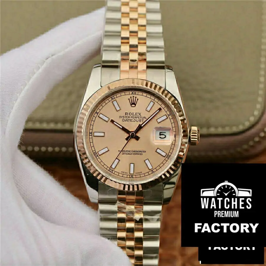 Rolex Datejust 116231 36MM GM Factory Pink Dial