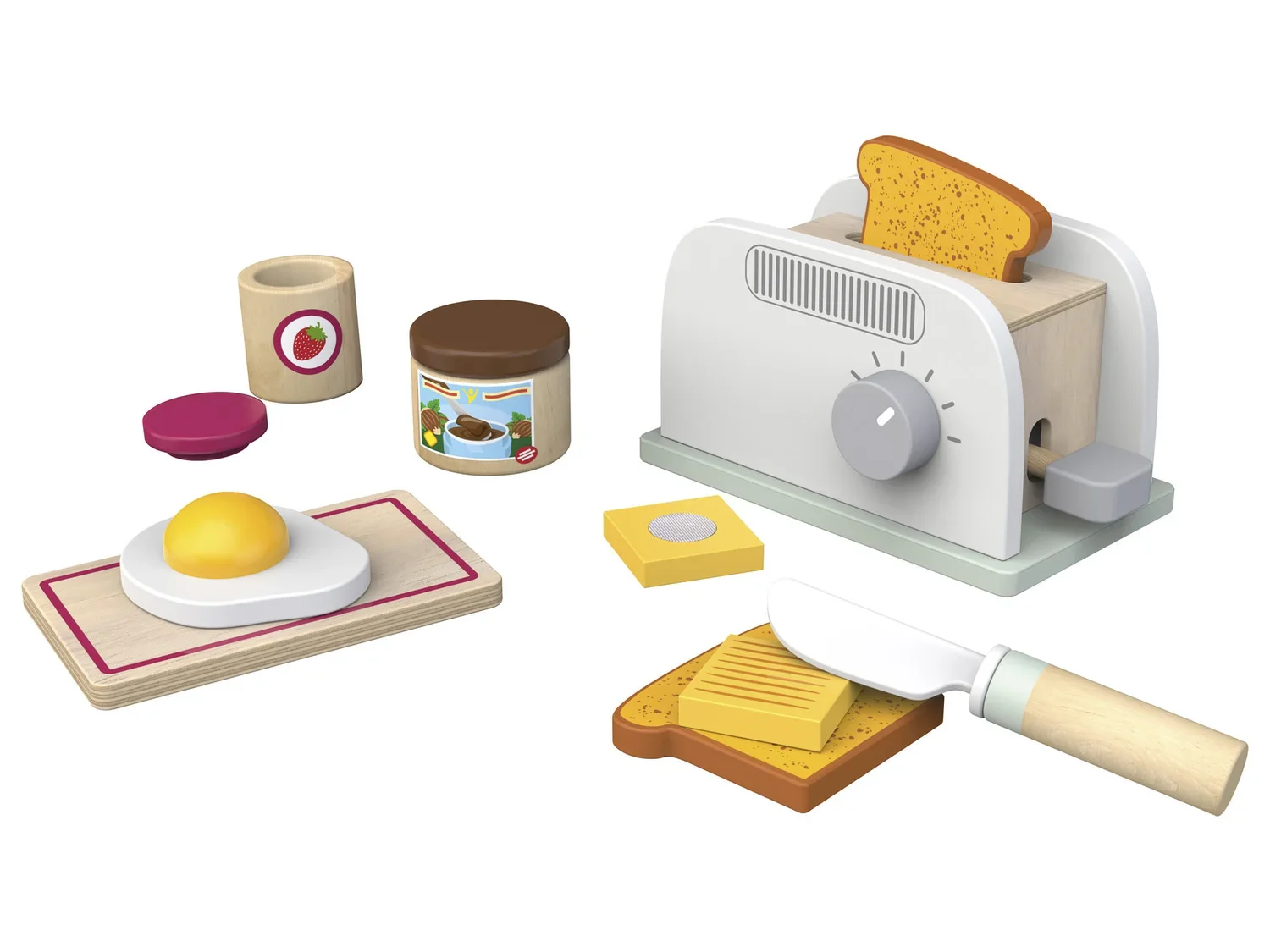 Playtive Set d'accessoires de cuisine en bois